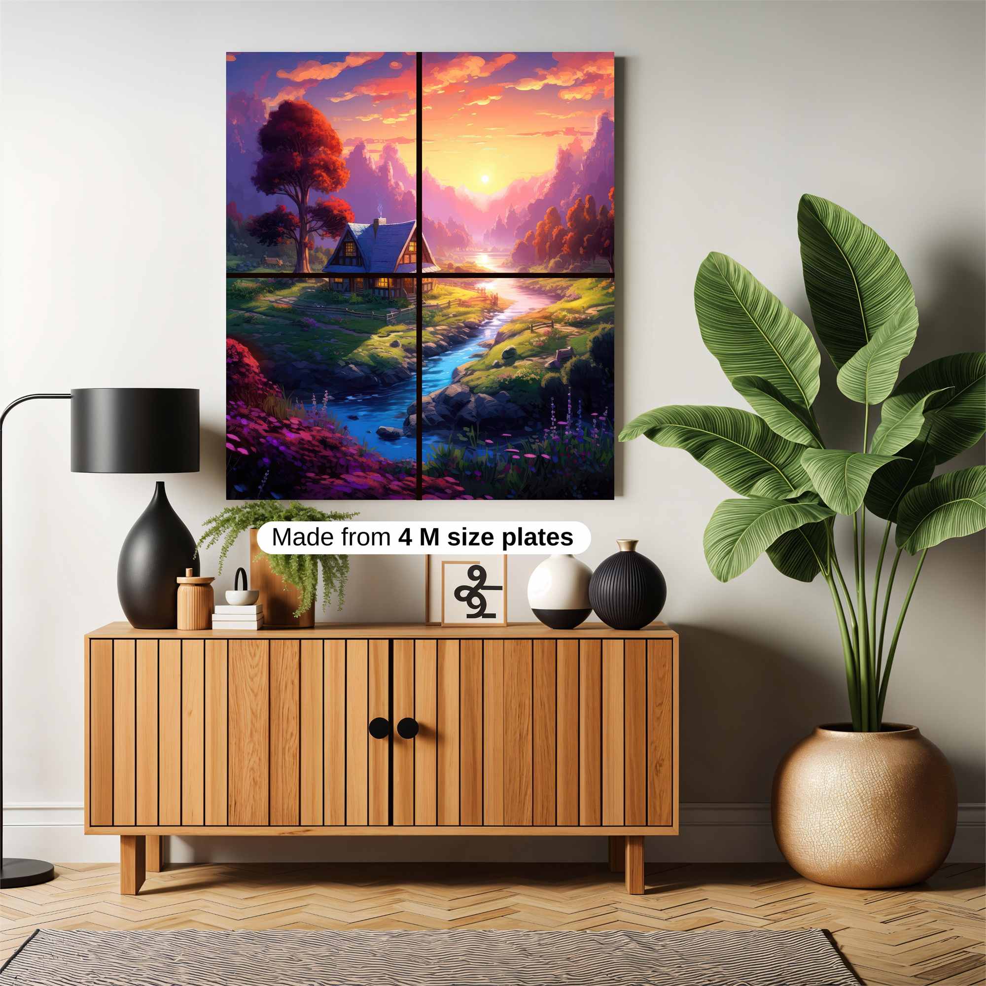 Sunset Serenity Safe Wall Magnetic / M