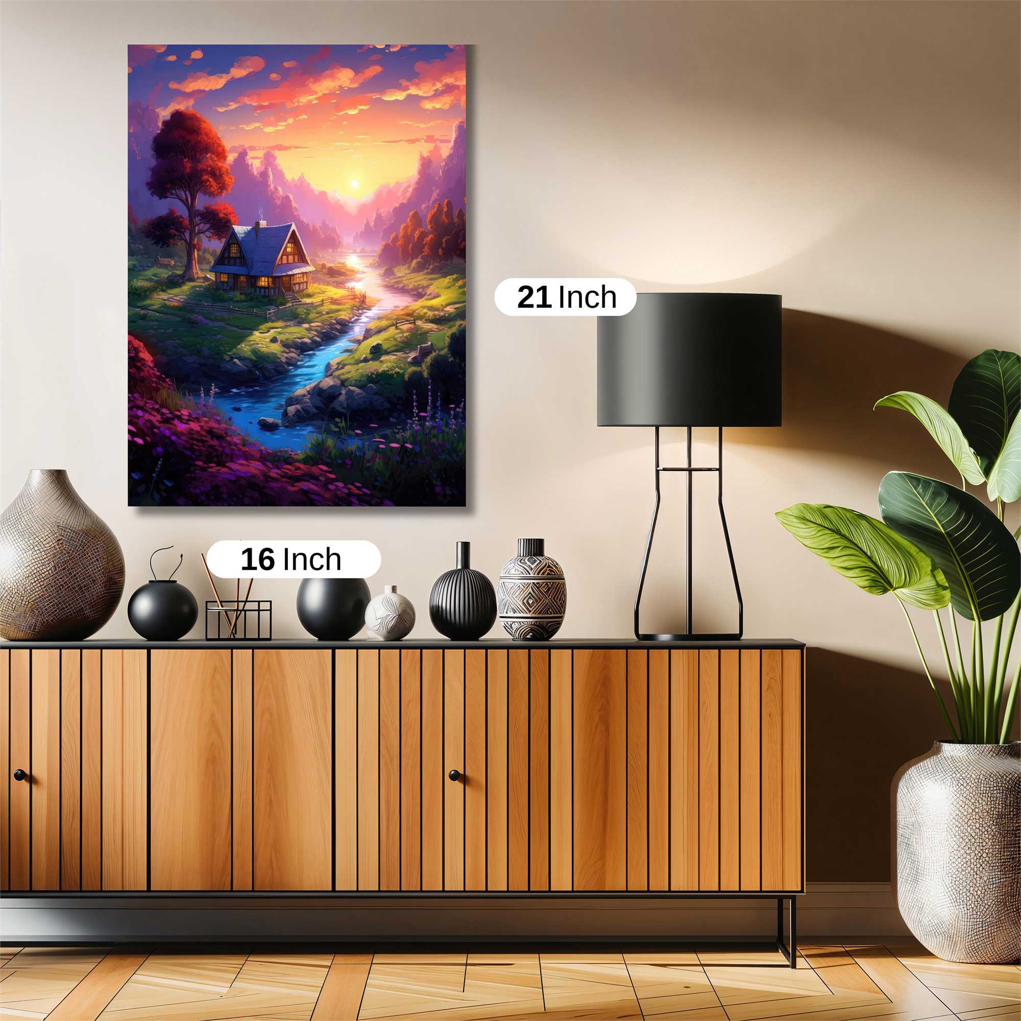 Sunset Serenity Safe Wall Magnetic / M