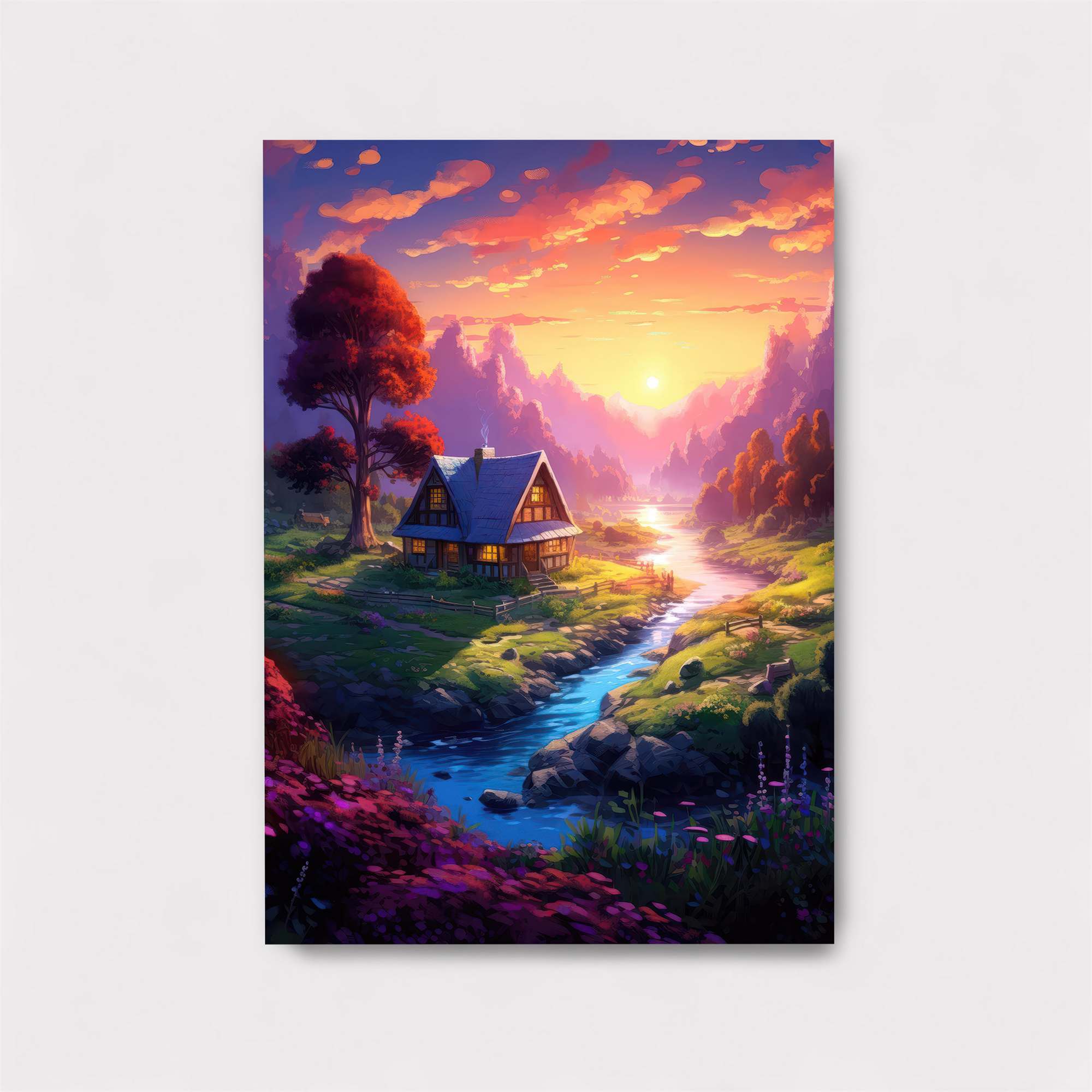 Sunset Serenity Safe Wall Magnetic / M