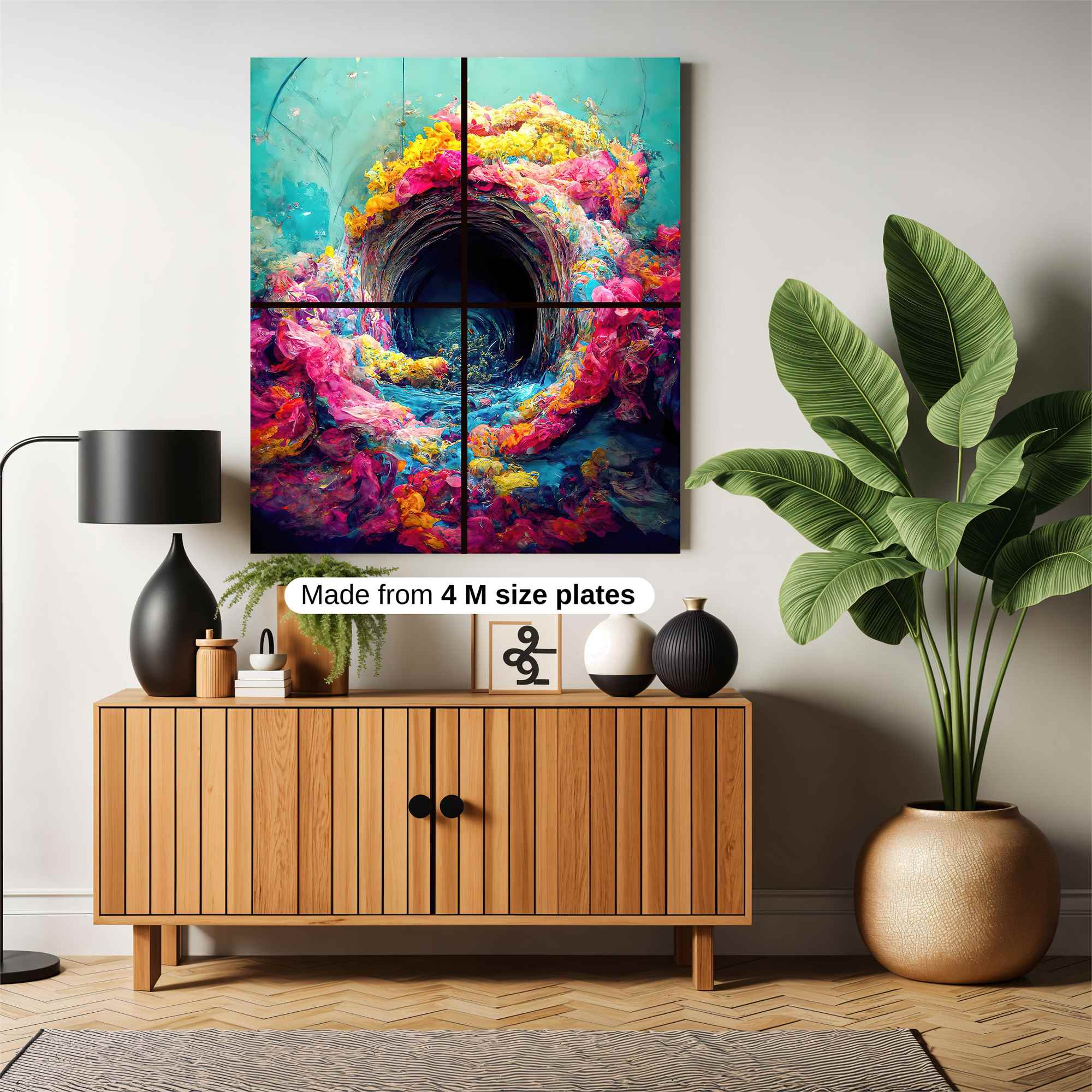 Colorful Abyss Safe Wall Magnetic / M