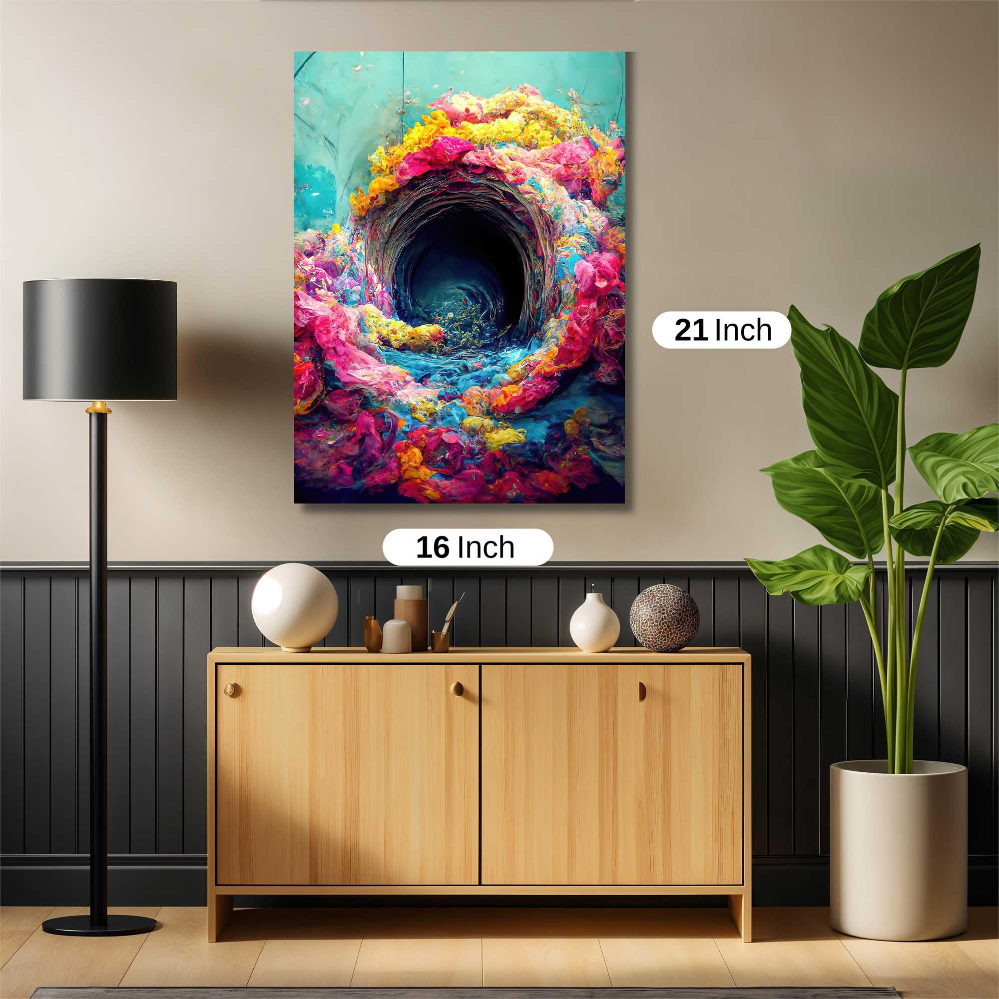Colorful Abyss Safe Wall Magnetic / M