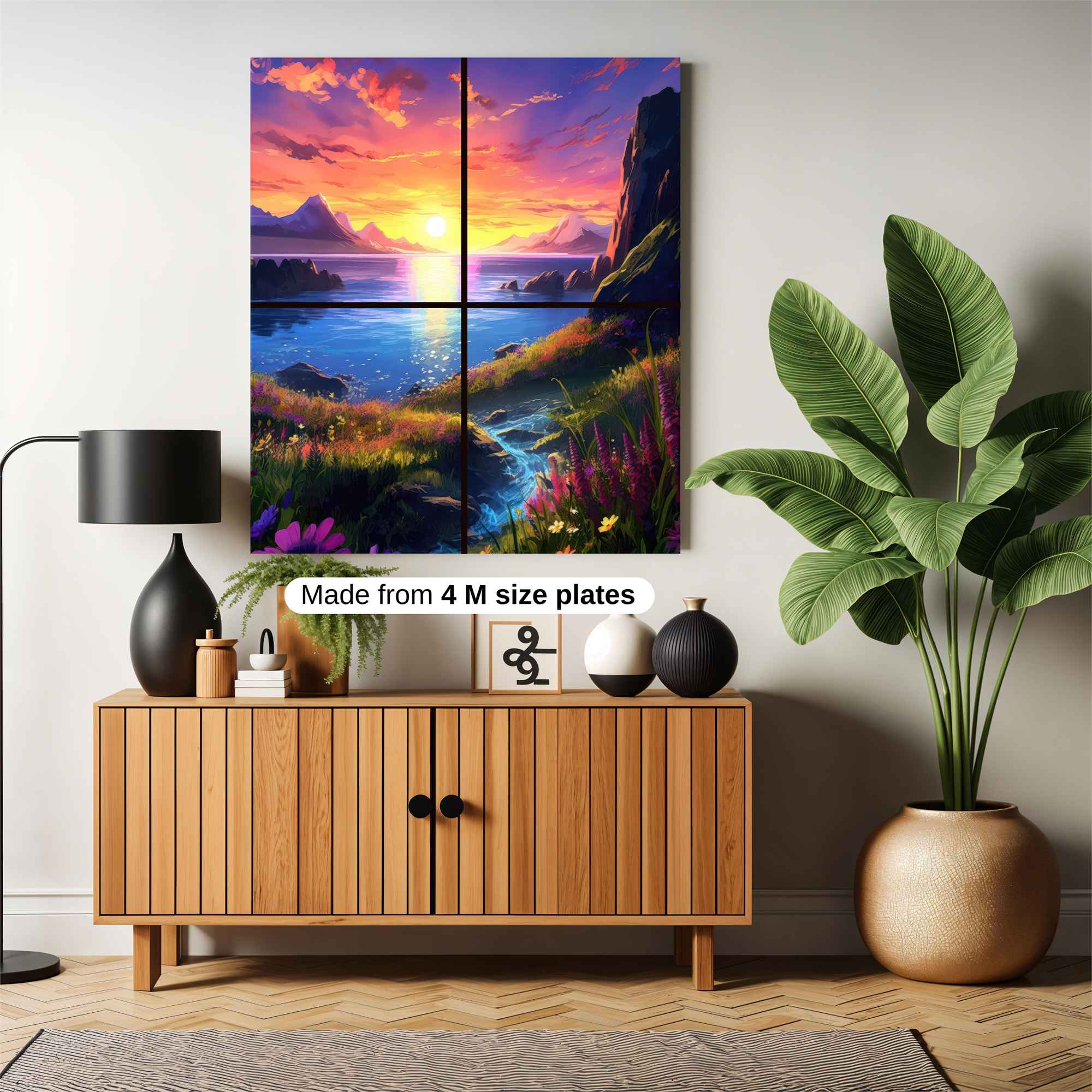 Sunset Serenity Safe Wall Magnetic / M