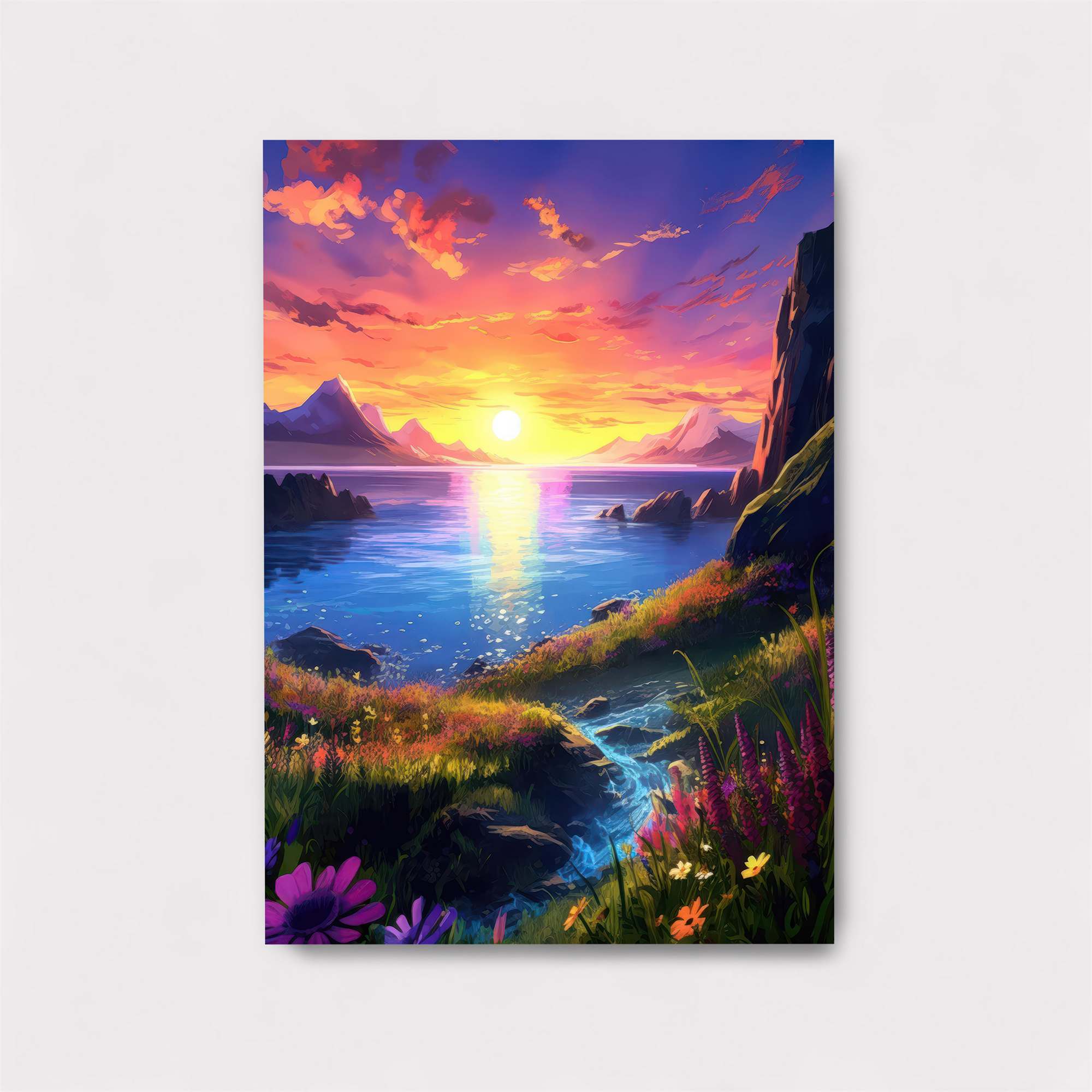 Sunset Serenity Safe Wall Magnetic / M