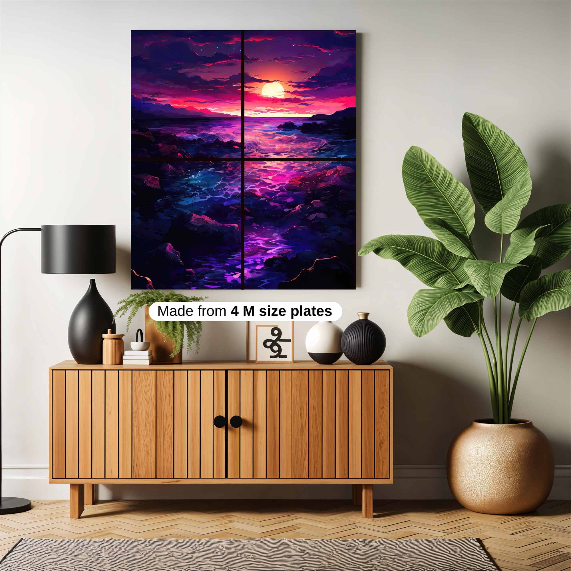 Sunset Serenity Safe Wall Magnetic / M
