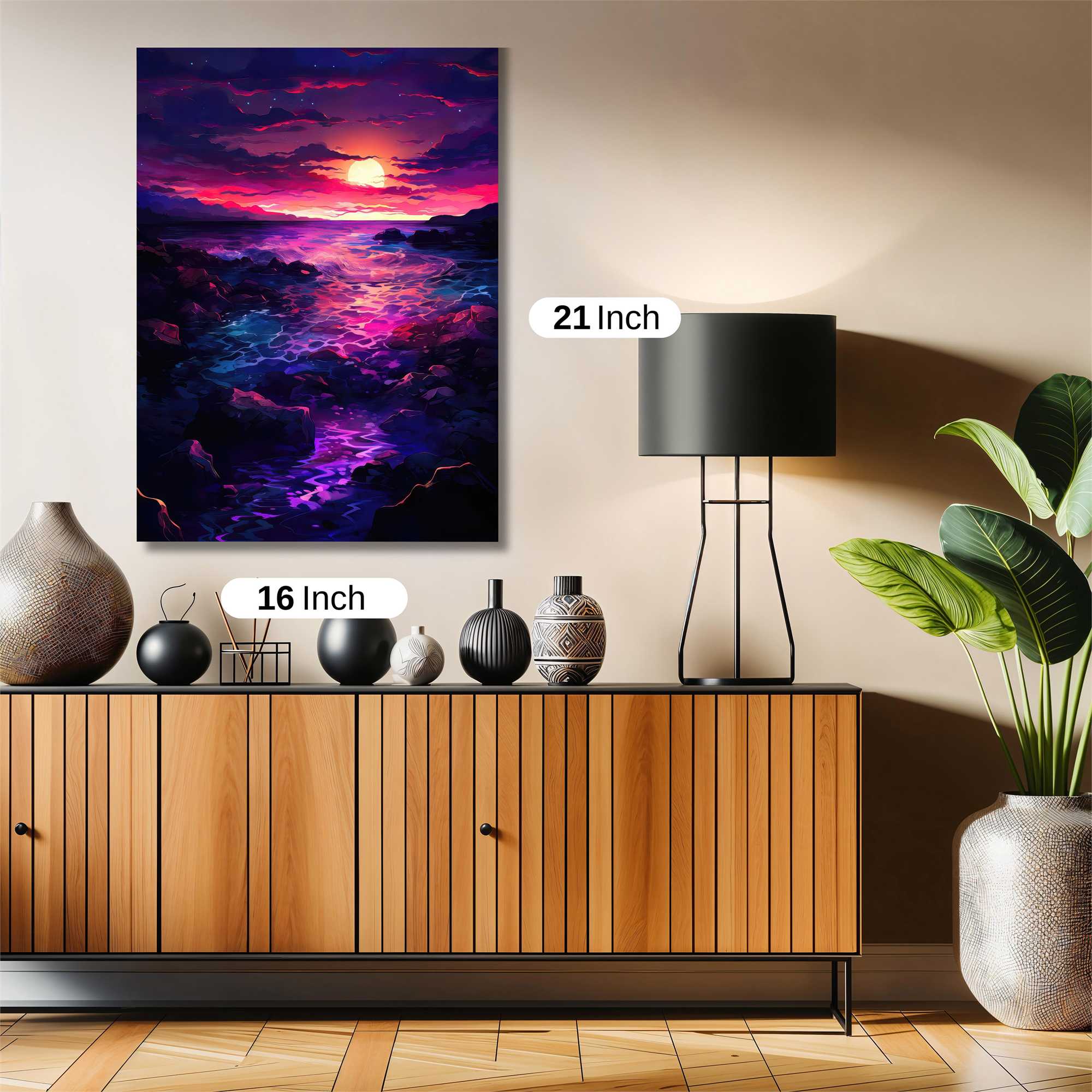 Sunset Serenity Safe Wall Magnetic / M