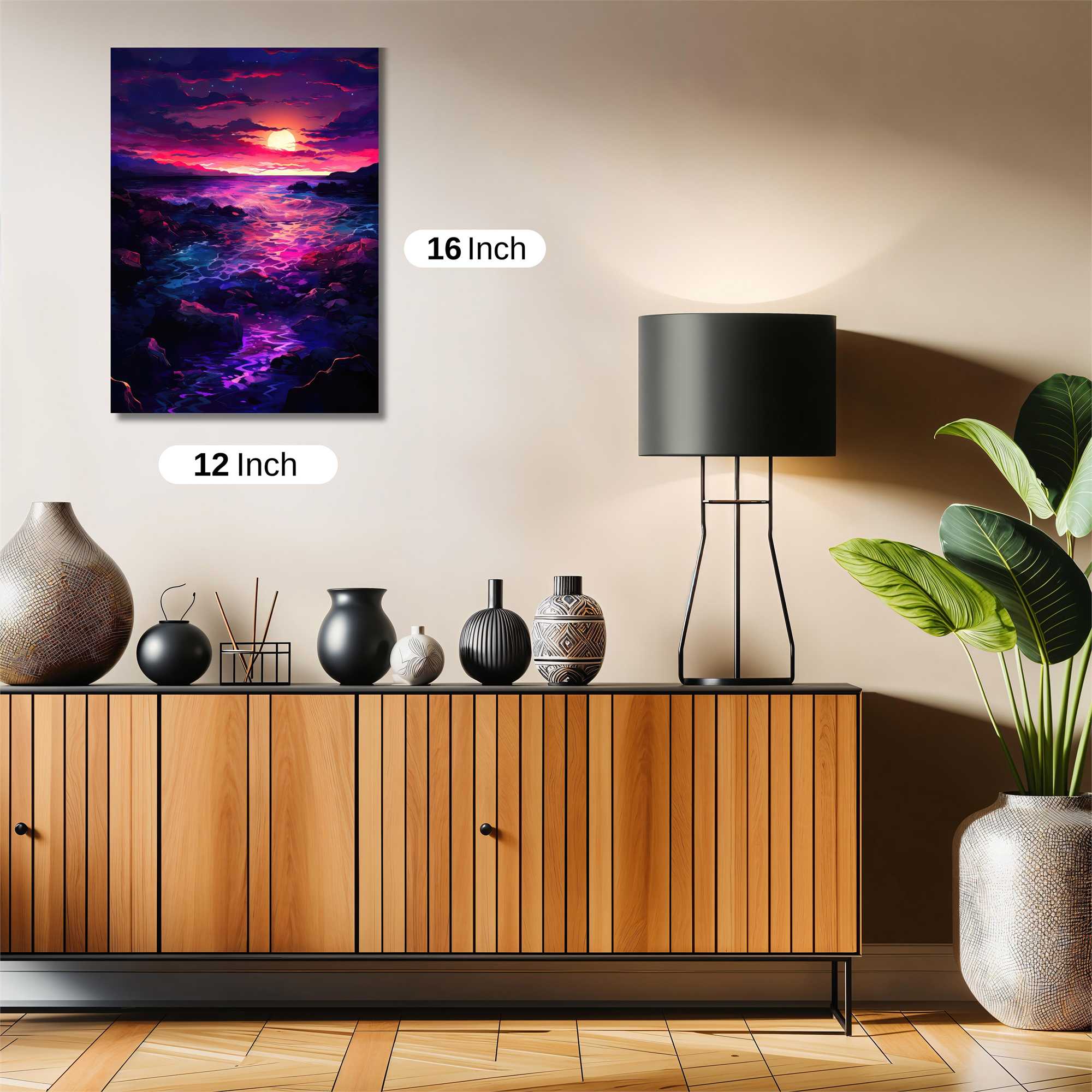 Sunset Serenity Safe Wall Magnetic / M