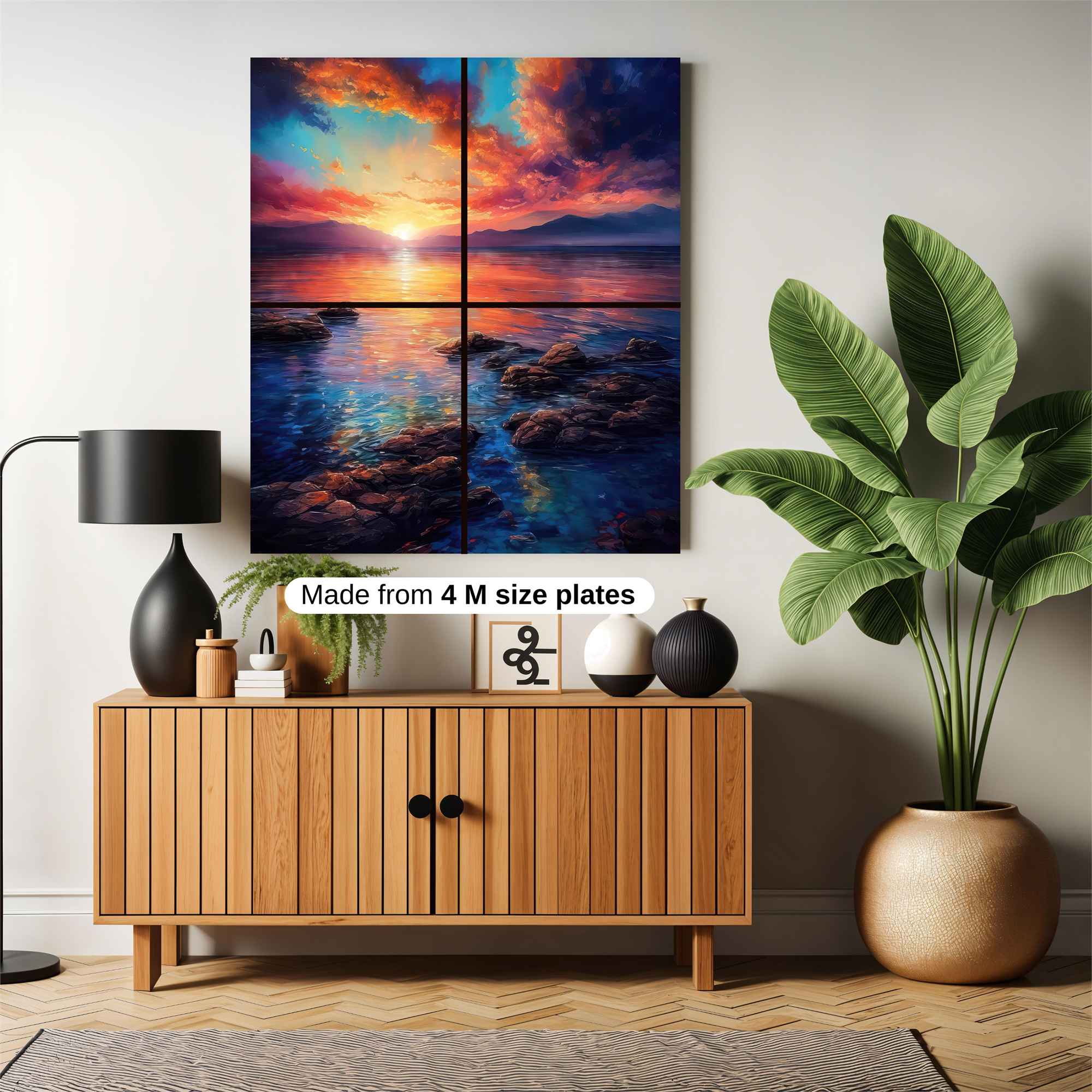 Sunset Serenity Safe Wall Magnetic / M