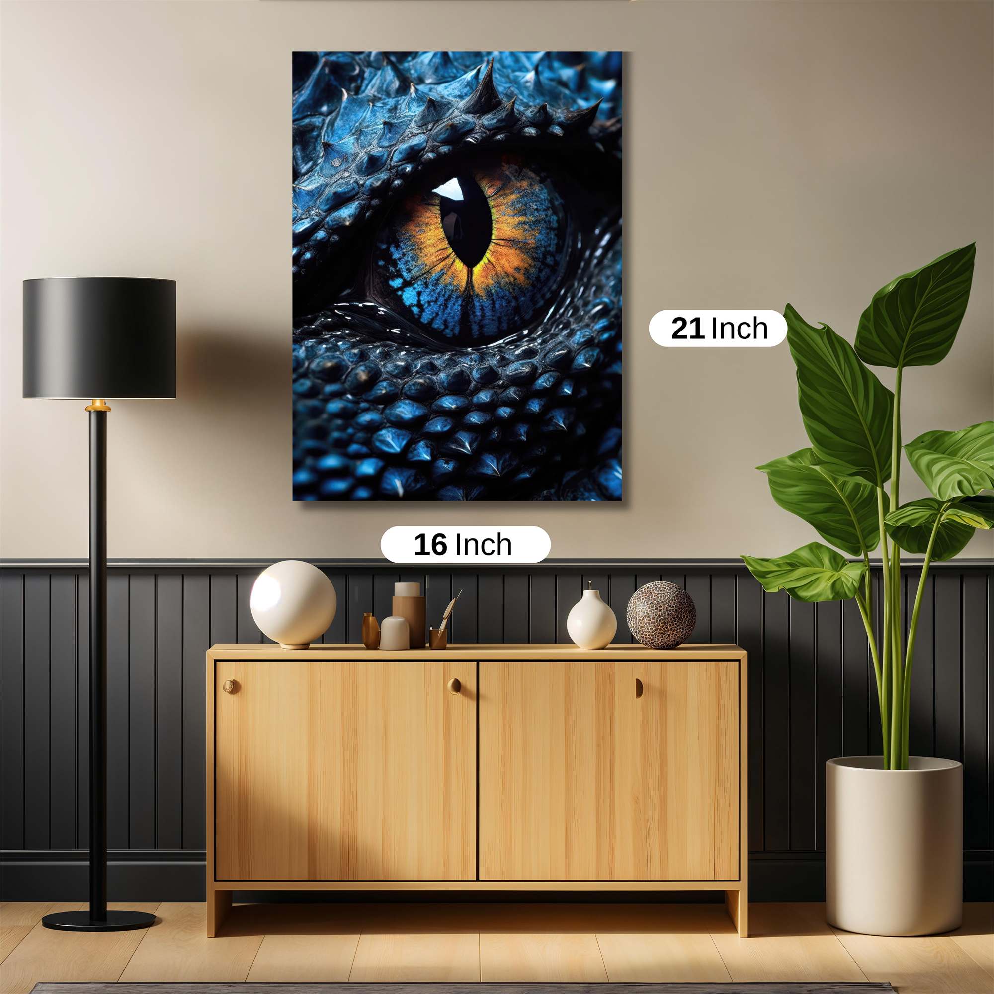 Dragon Gaze Safe Wall Magnetic / M