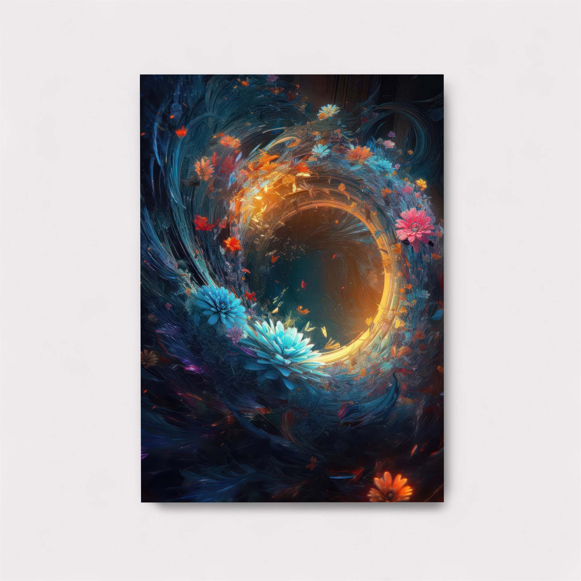 Floral Vortex Safe Wall Magnetic / M