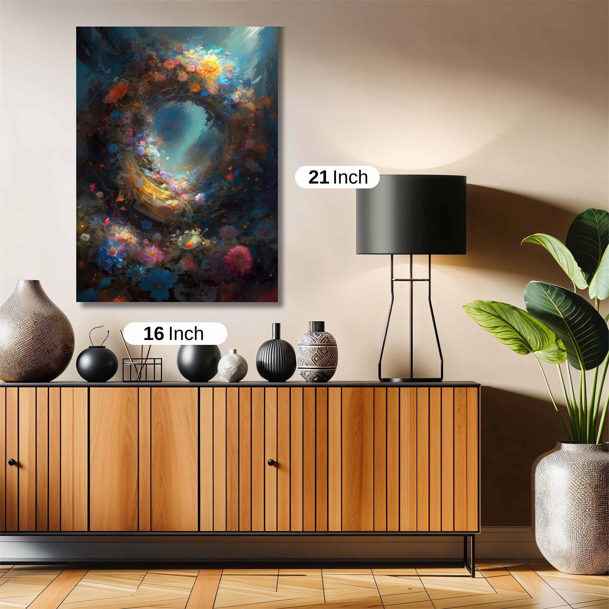 Floral Whirl Safe Wall Magnetic / M