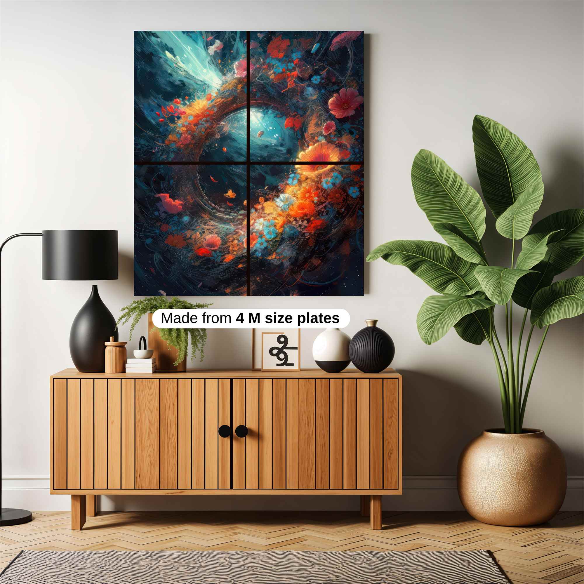 Cosmic Bloom Safe Wall Magnetic / M