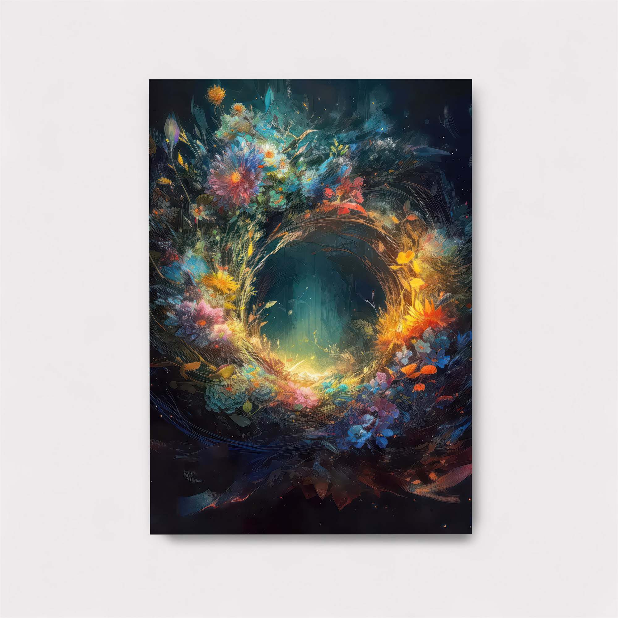 Floral Vortex Safe Wall Magnetic / M