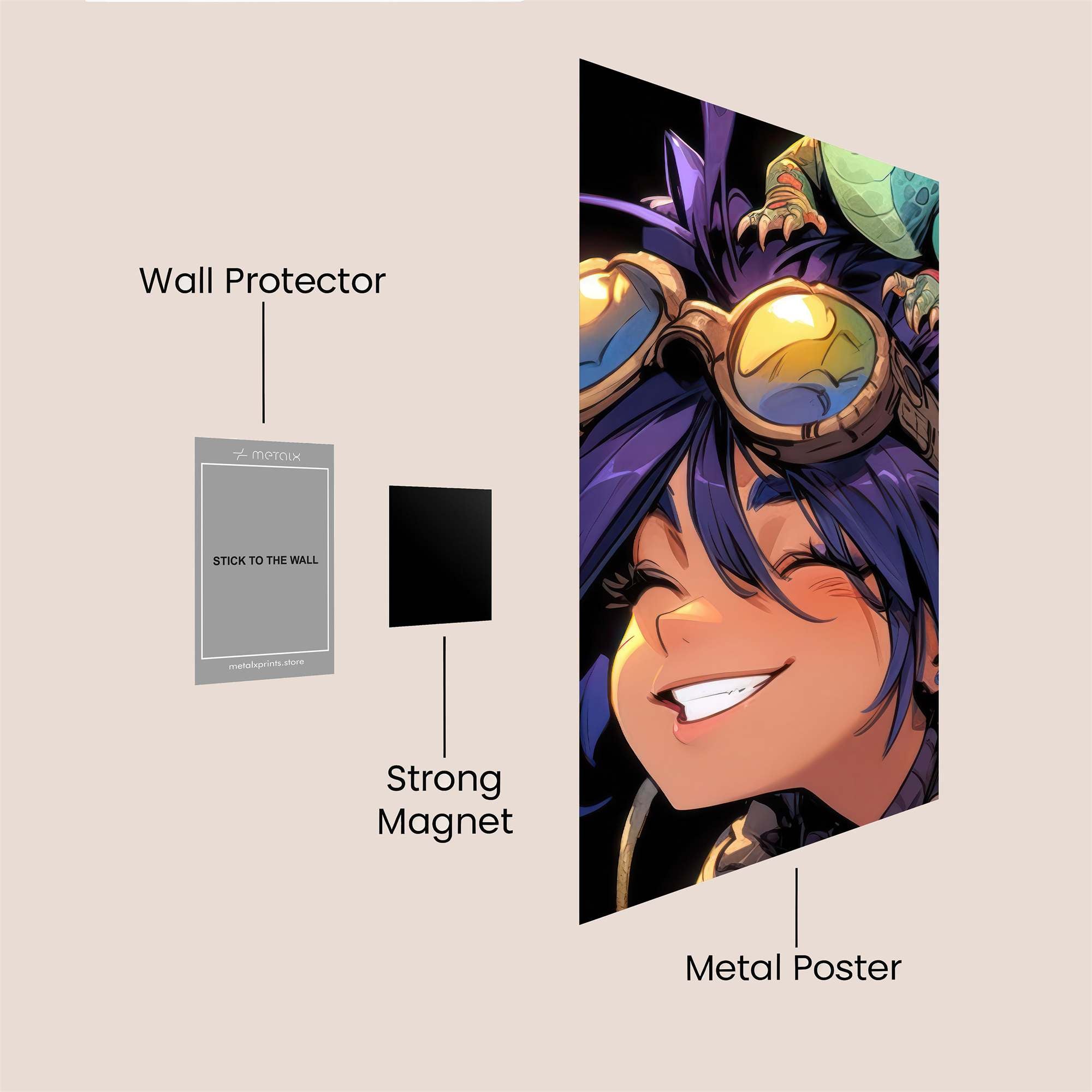 GogglesJoy Safe Wall Magnetic / M