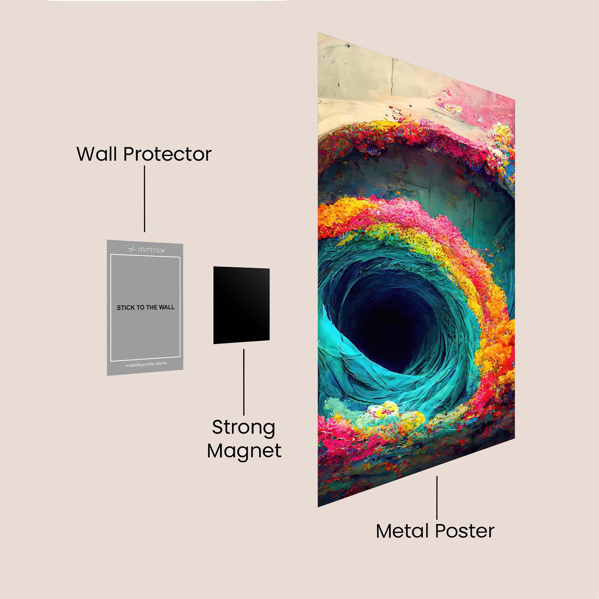 Portal Whimsy Safe Wall Magnetic / M