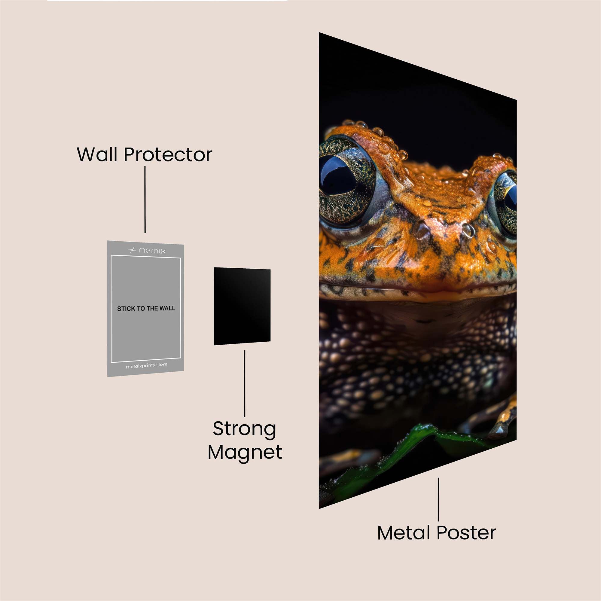 Toad Tranquil Safe Wall Magnetic / M