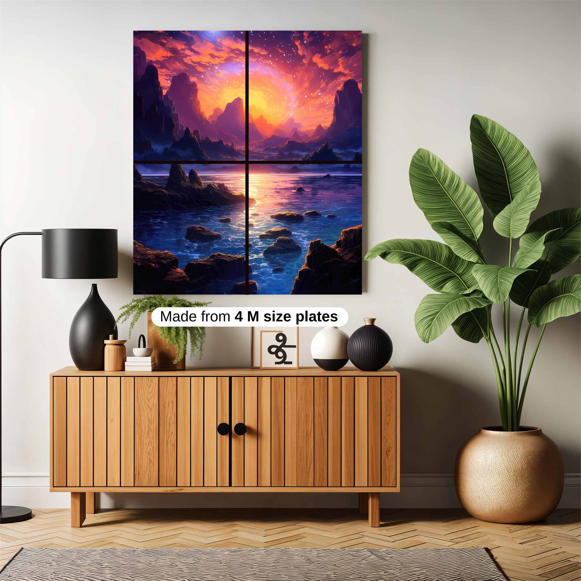 Sunset Serenity Safe Wall Magnetic / M