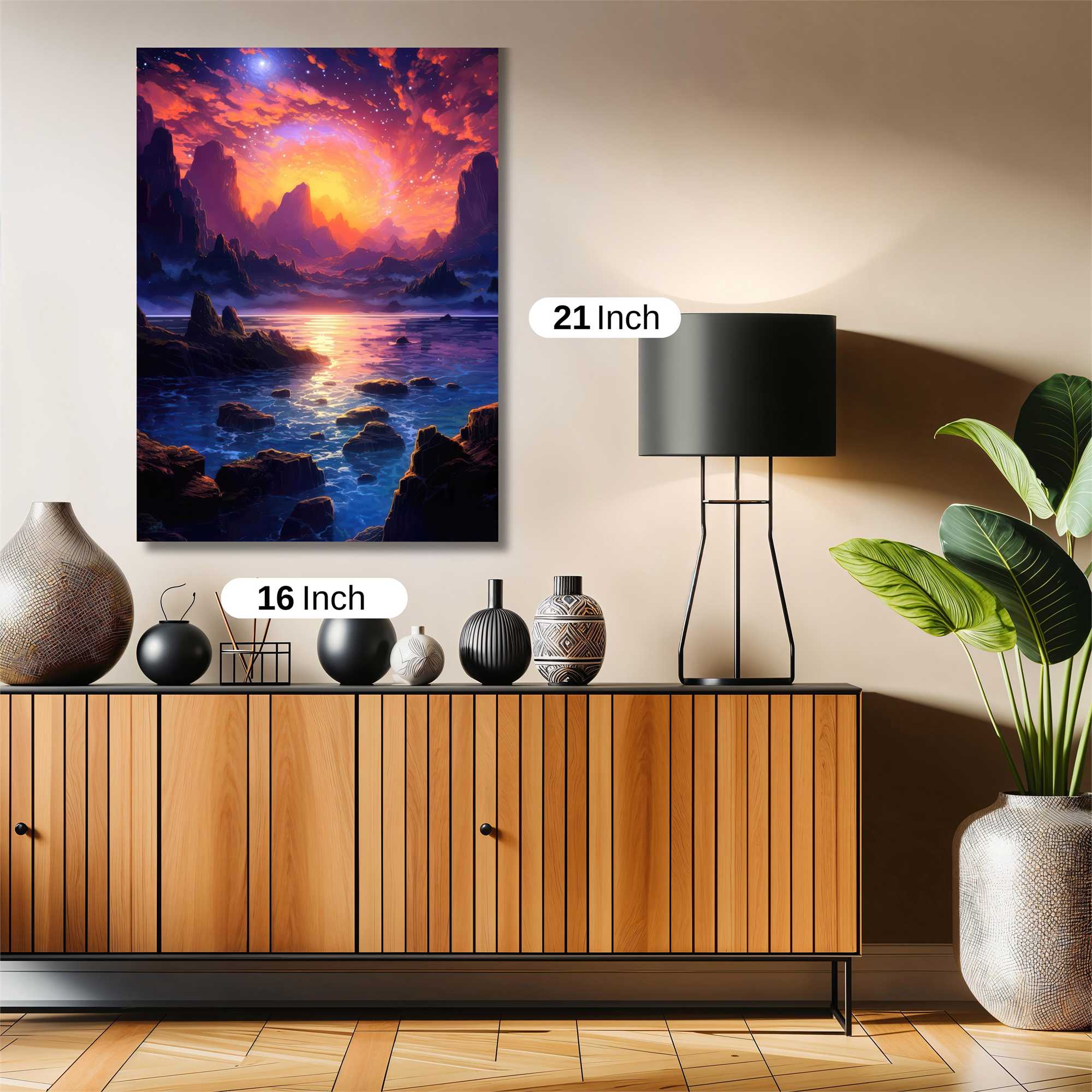 Sunset Serenity Safe Wall Magnetic / M