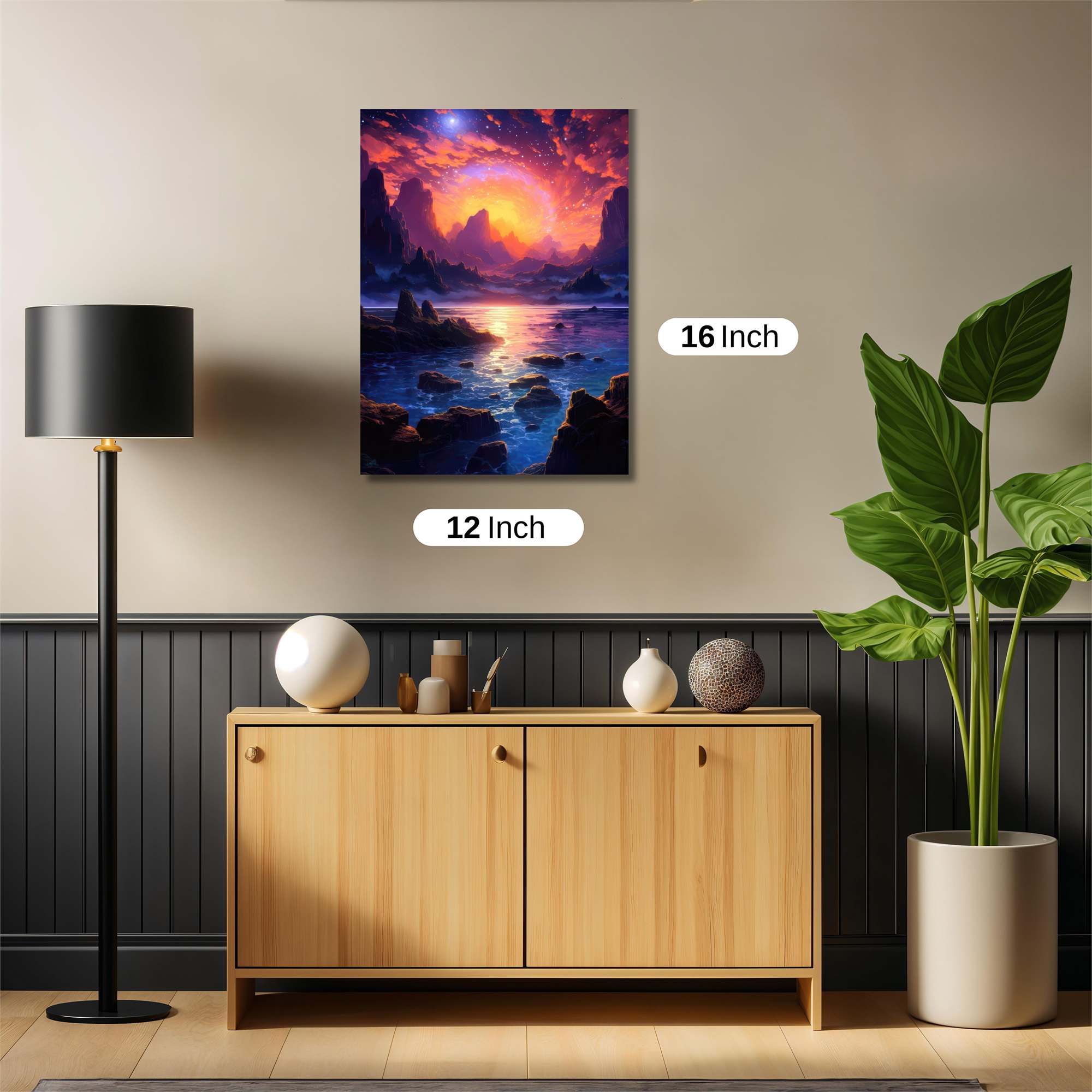 Sunset Serenity Safe Wall Magnetic / M
