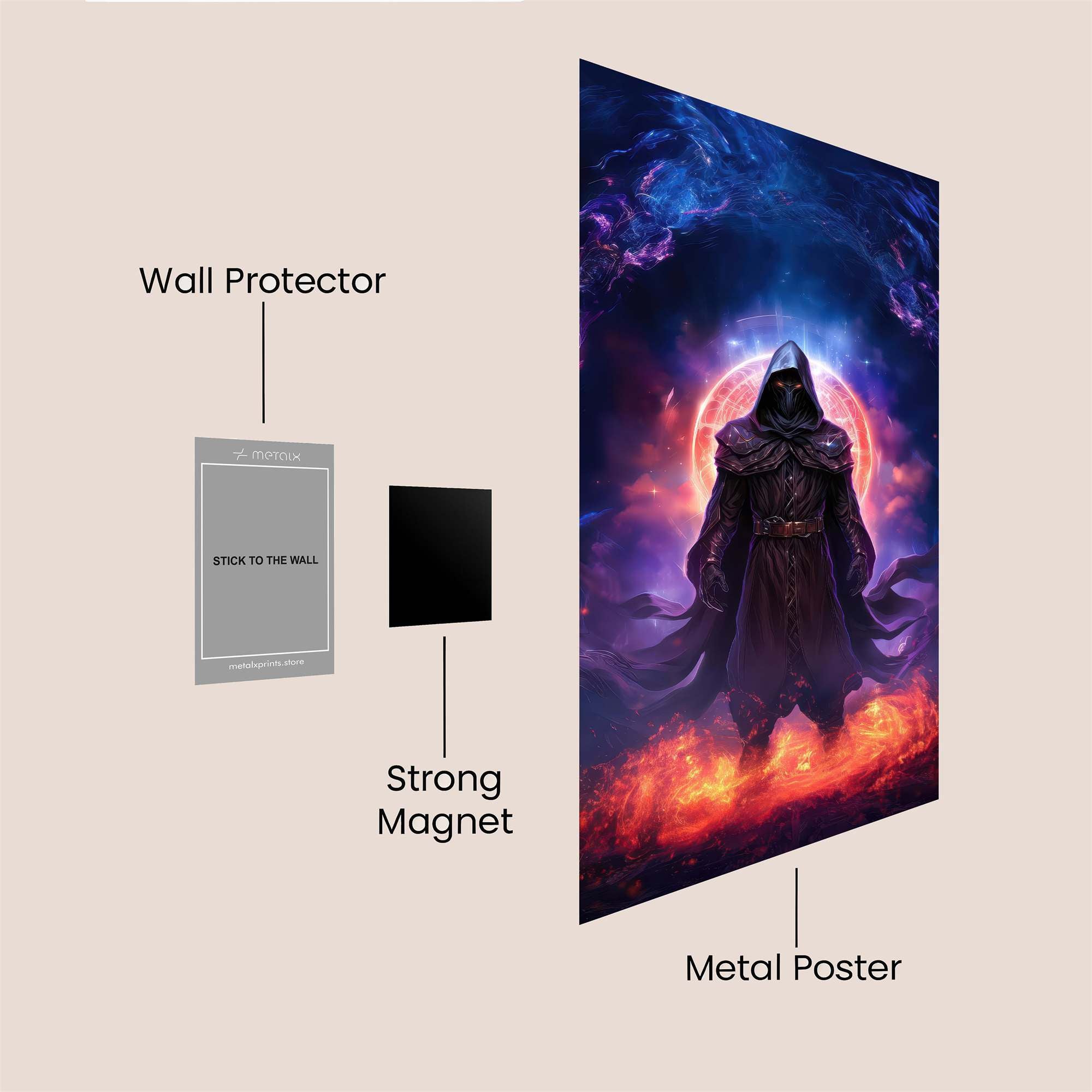 Sorcerer Enigma Safe Wall Magnetic / M
