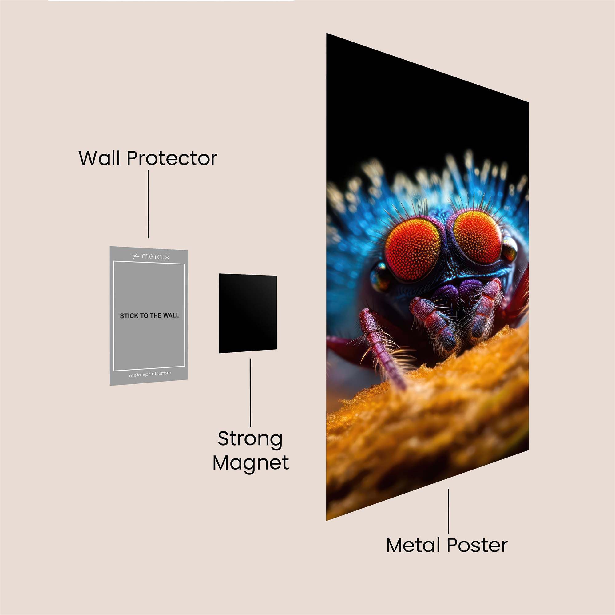 Fly Fantastical Safe Wall Magnetic / M