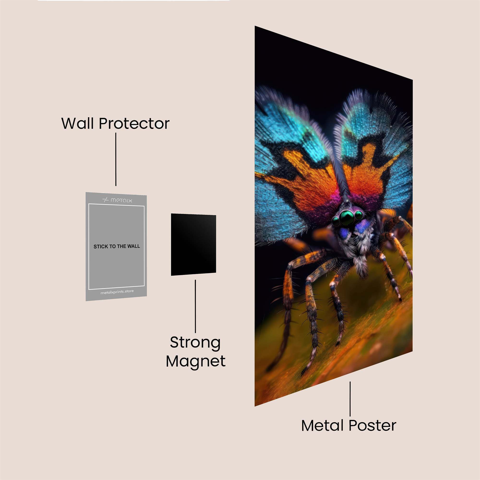 Peacock Majestic Safe Wall Magnetic / M