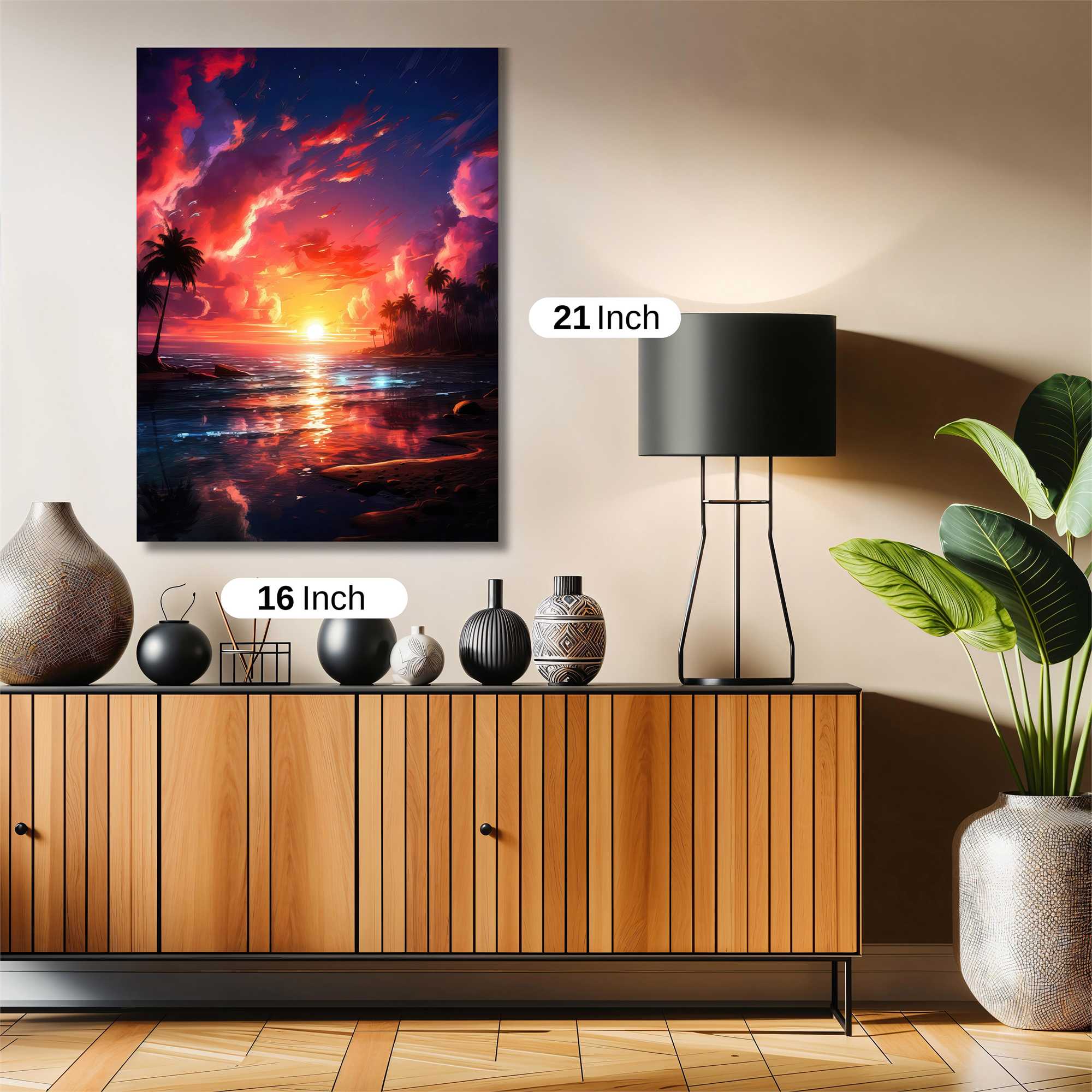 Sunset Bliss Safe Wall Magnetic / M