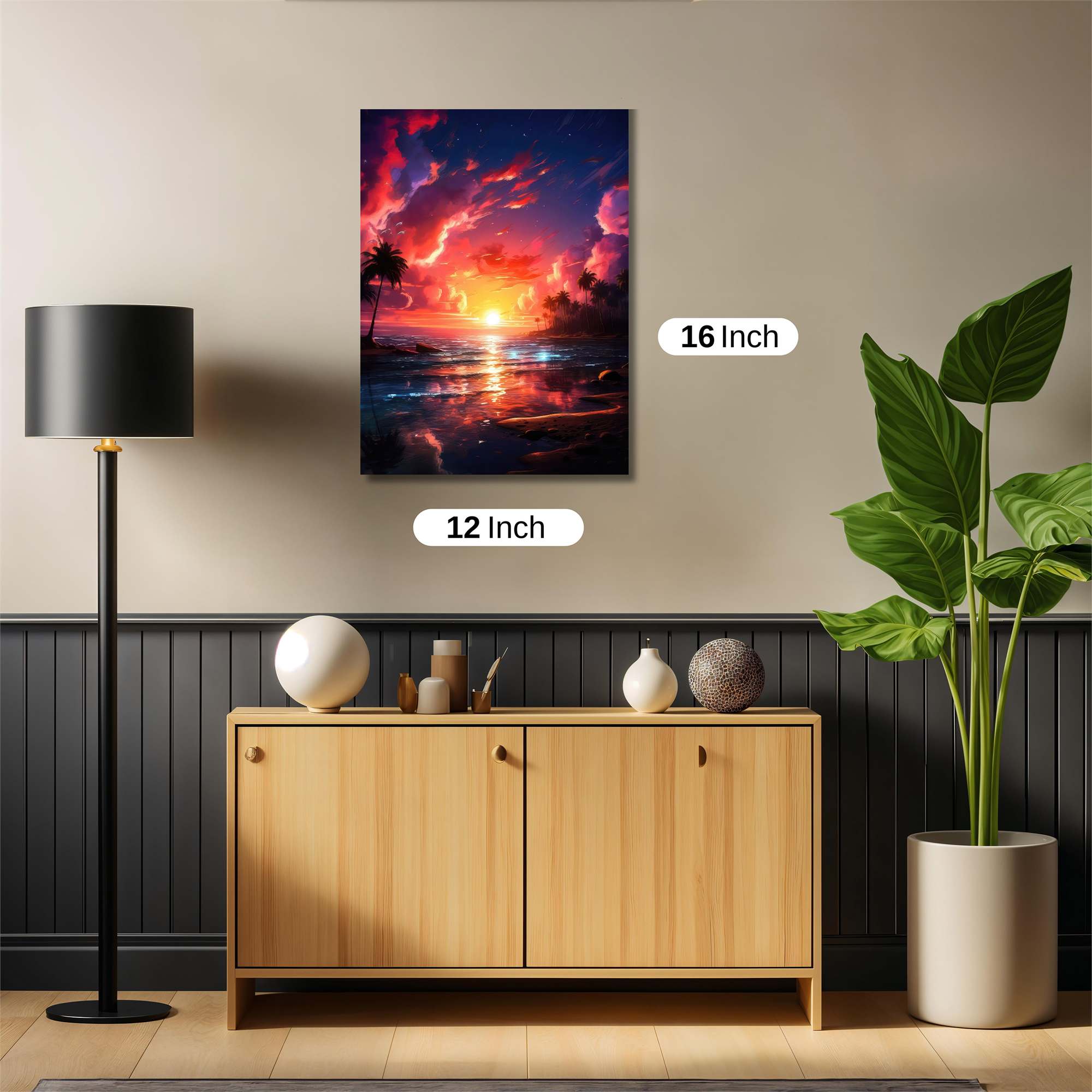Sunset Bliss Safe Wall Magnetic / M