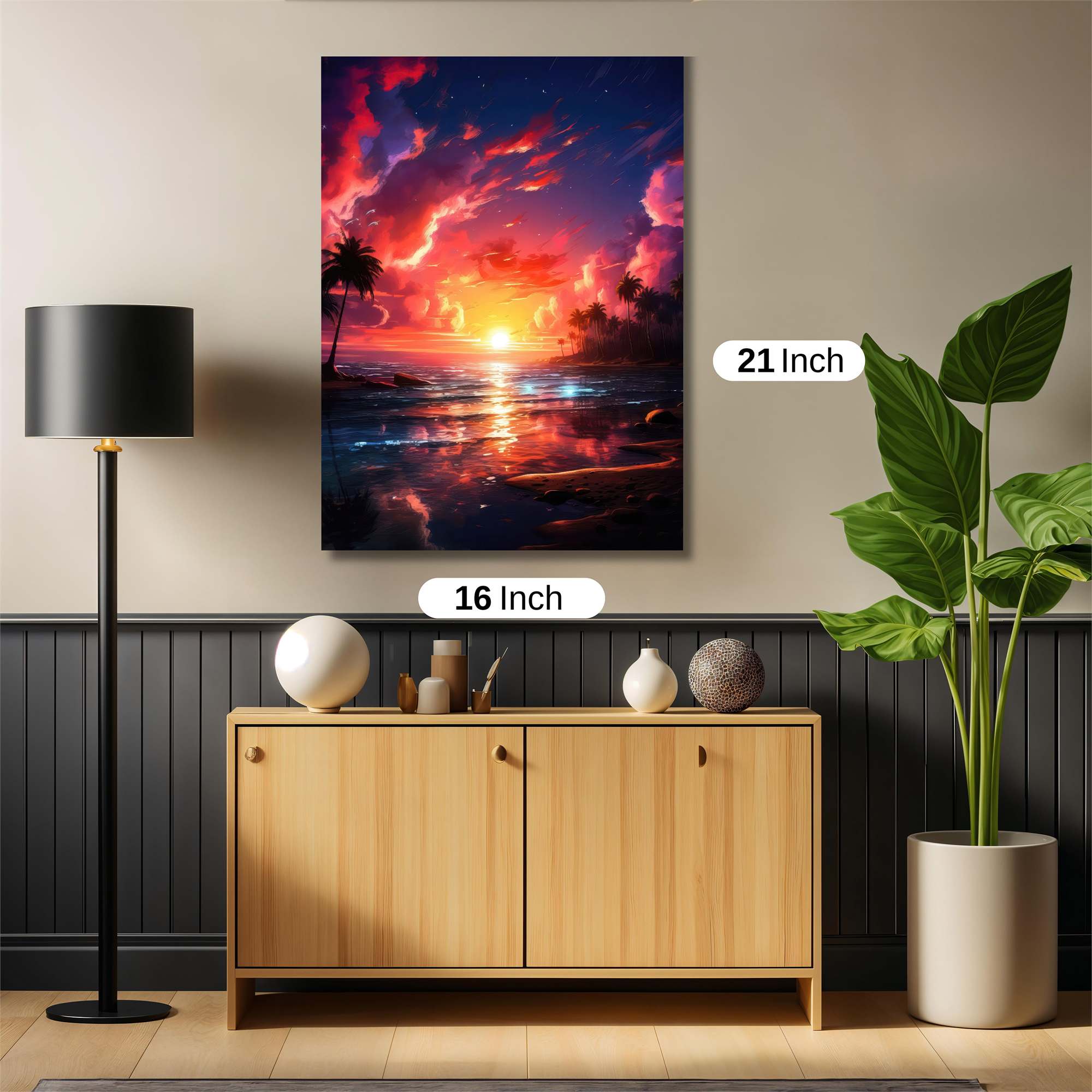 Sunset Bliss Safe Wall Magnetic / M