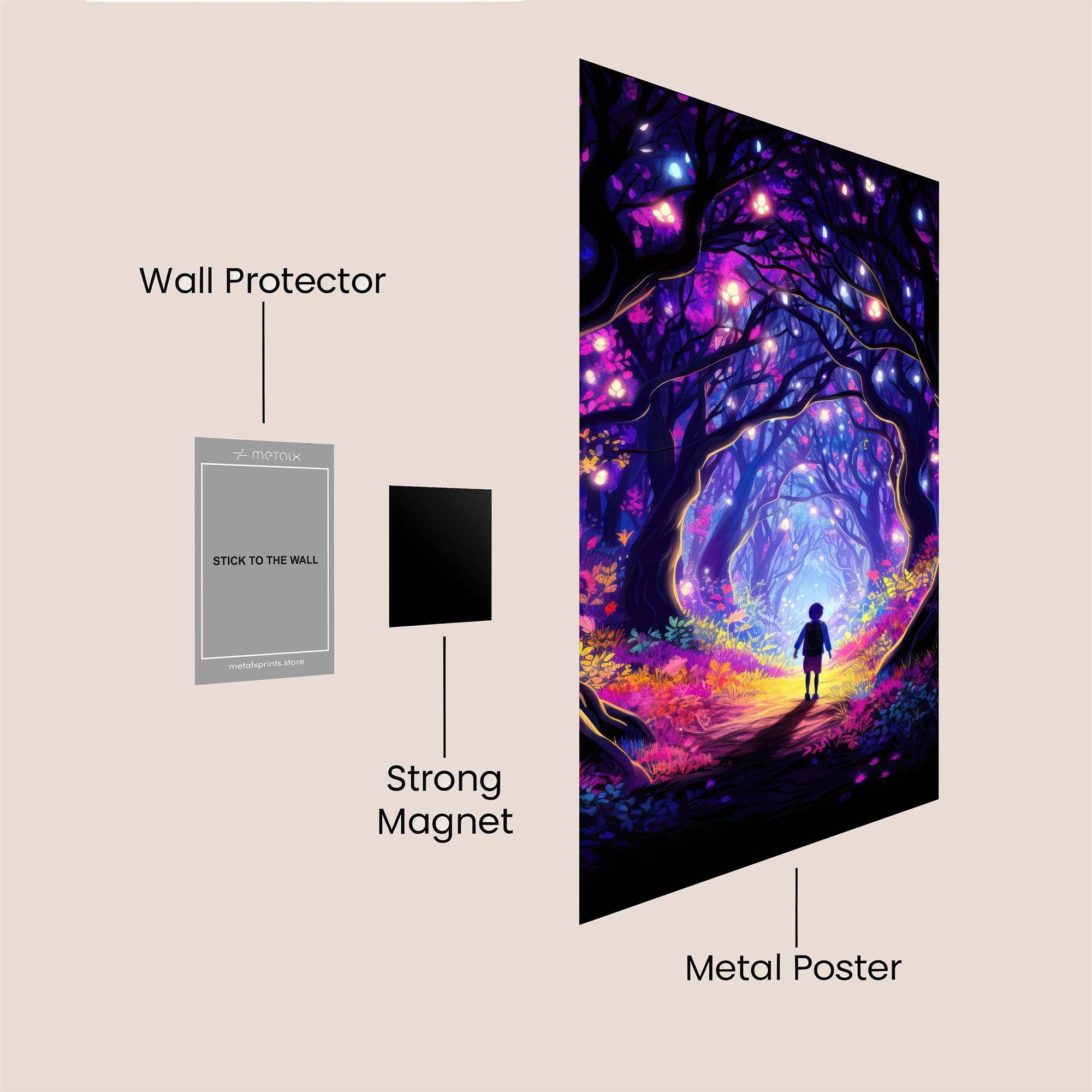 Mystic Journey Safe Wall Magnetic / M