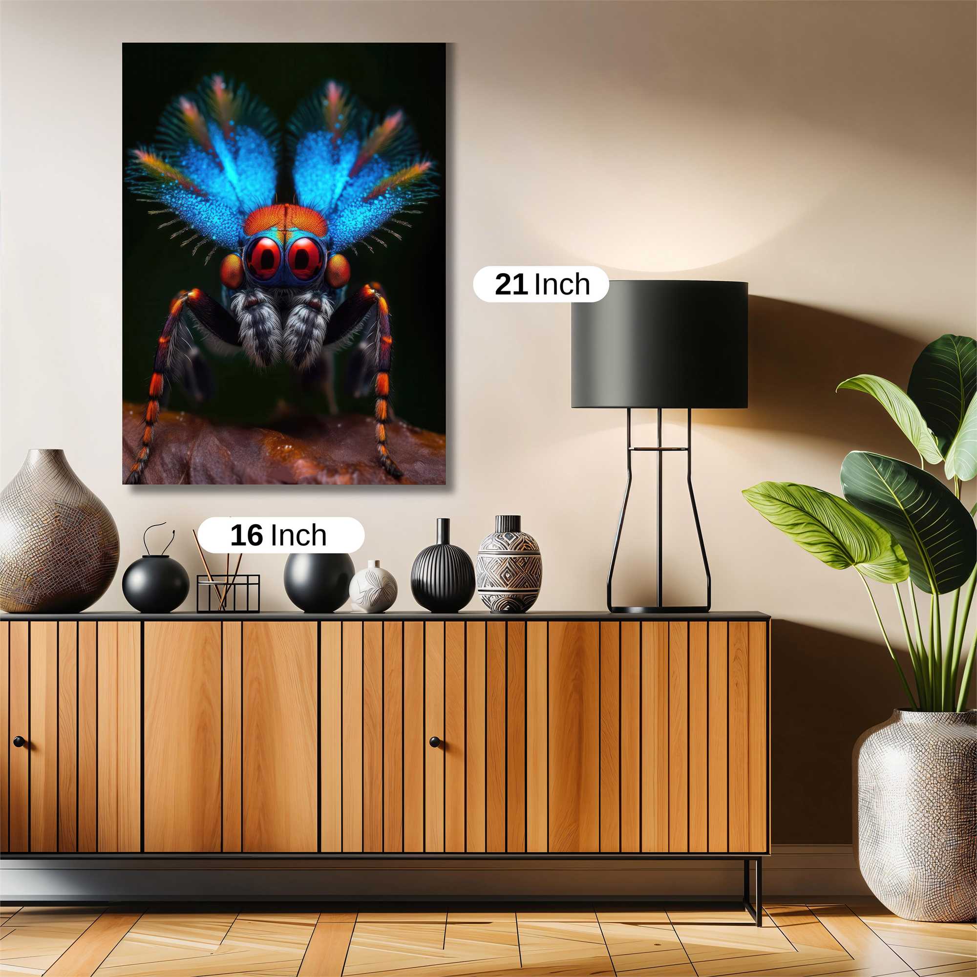 Peacock Vibrant Safe Wall Magnetic / M