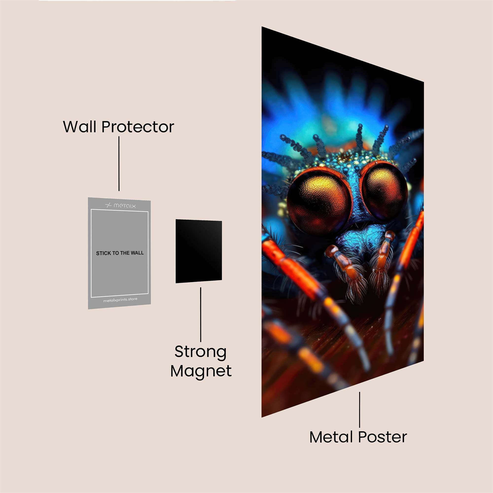 Spider Radiance Safe Wall Magnetic / M
