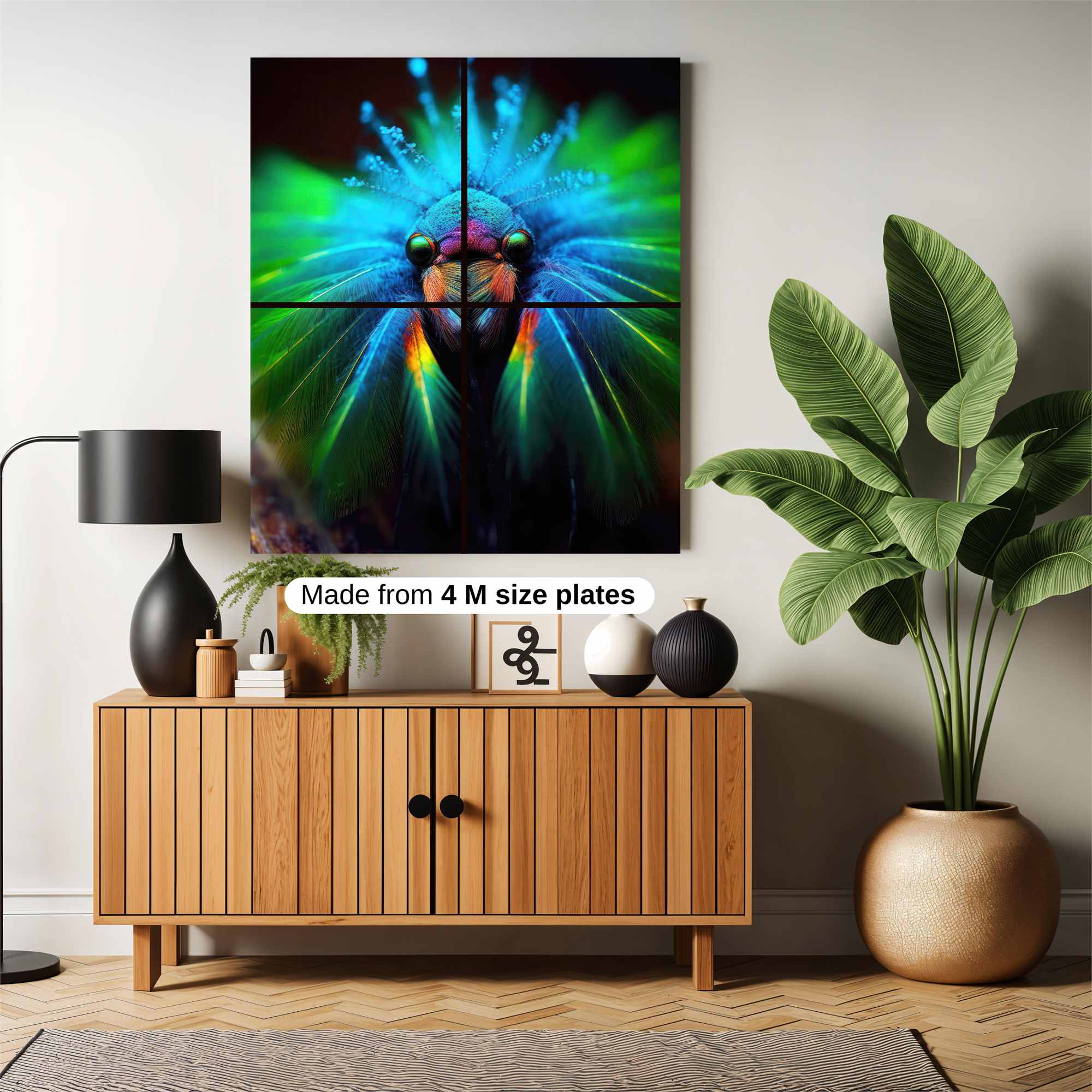 Peacock Radiant Safe Wall Magnetic / M