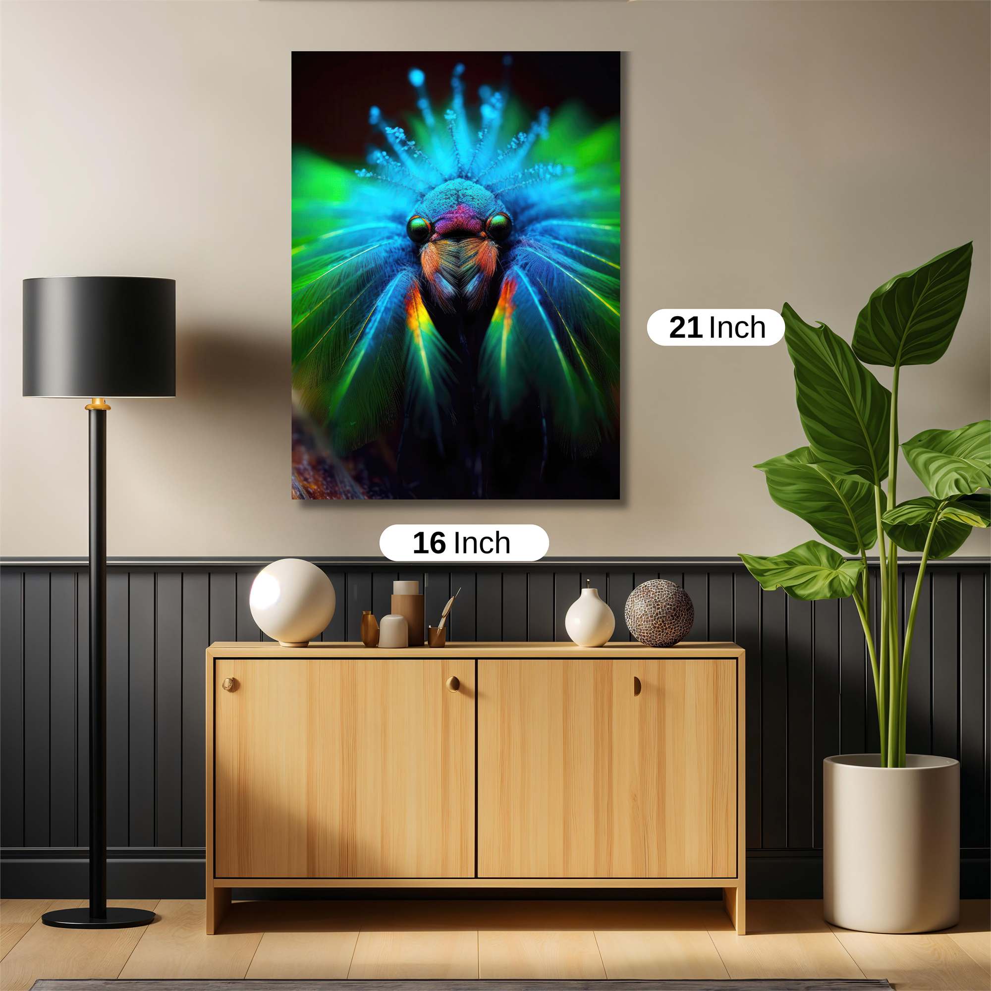 Peacock Radiant Safe Wall Magnetic / M