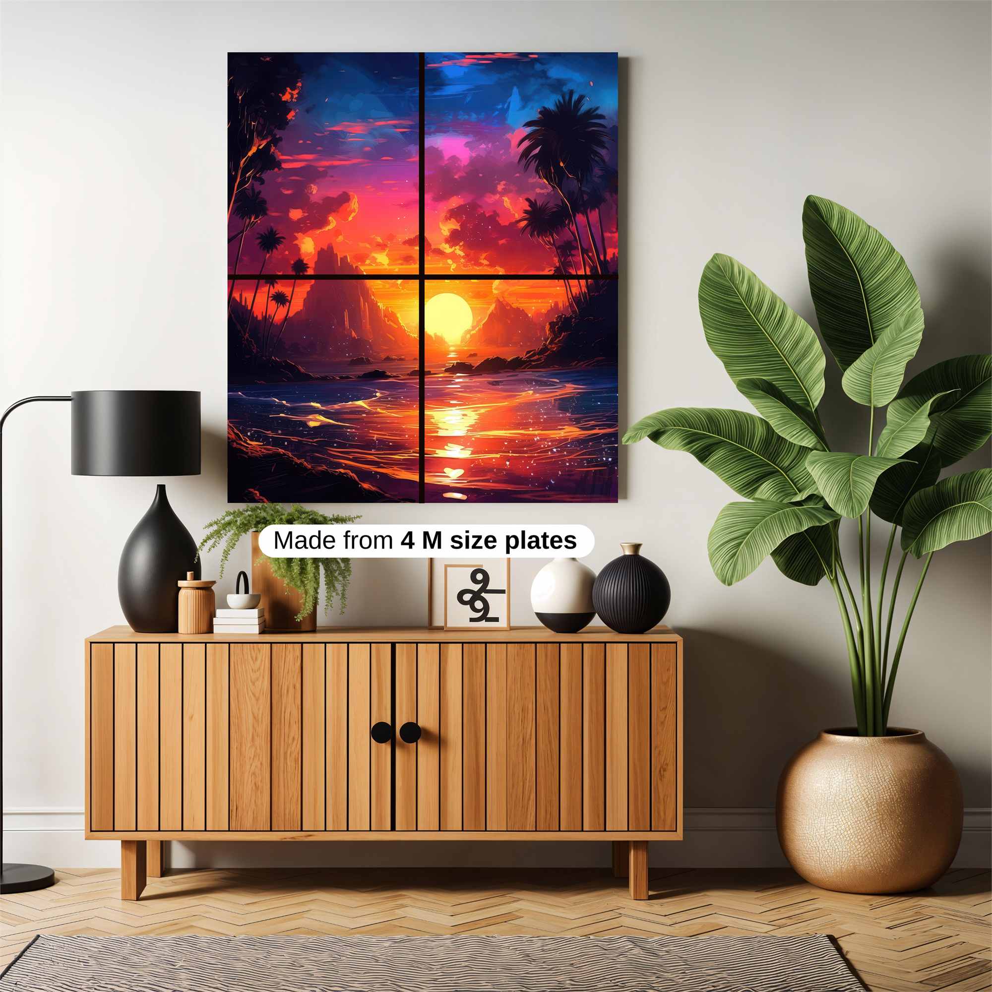 Sunset Serenity Safe Wall Magnetic / M