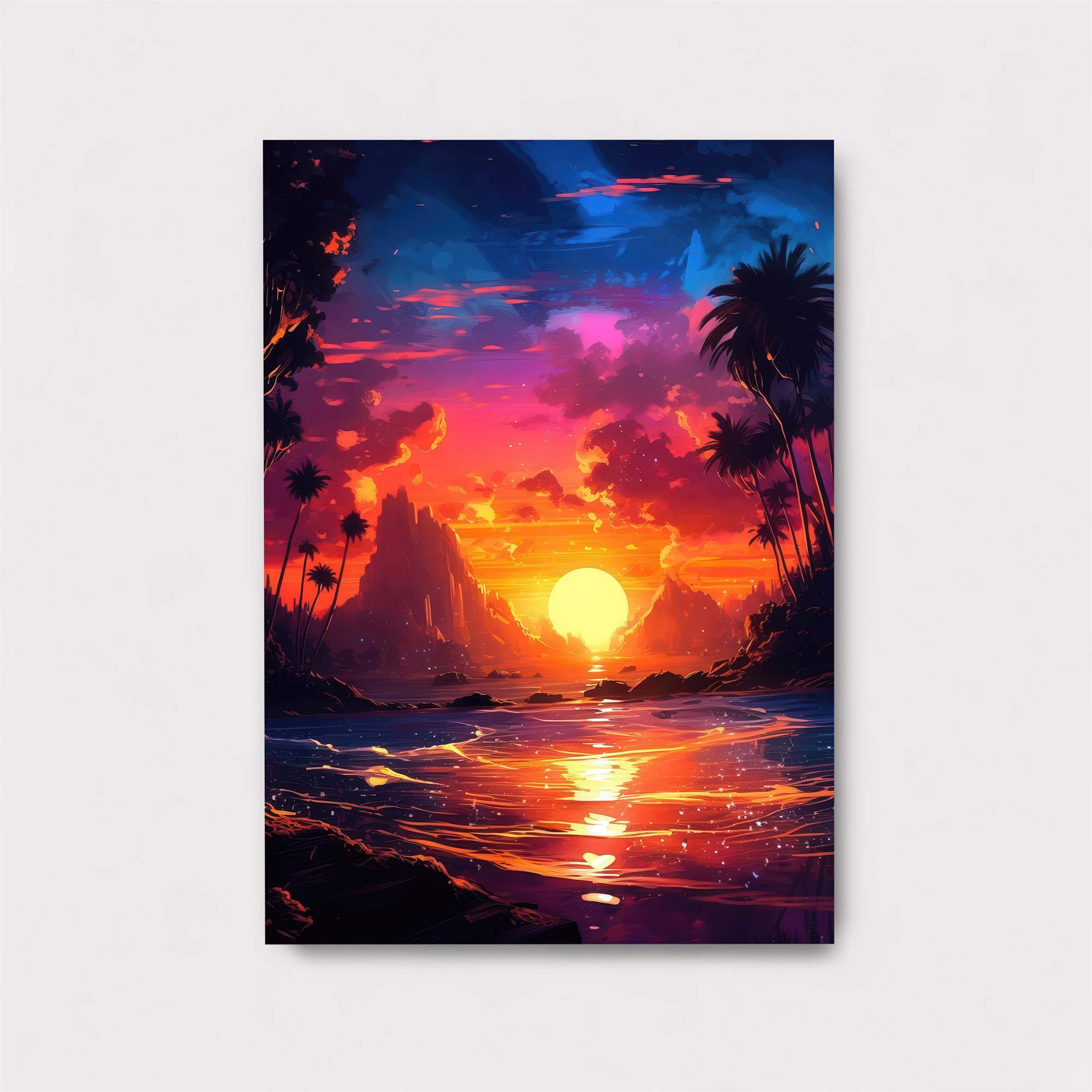 Sunset Serenity Safe Wall Magnetic / M