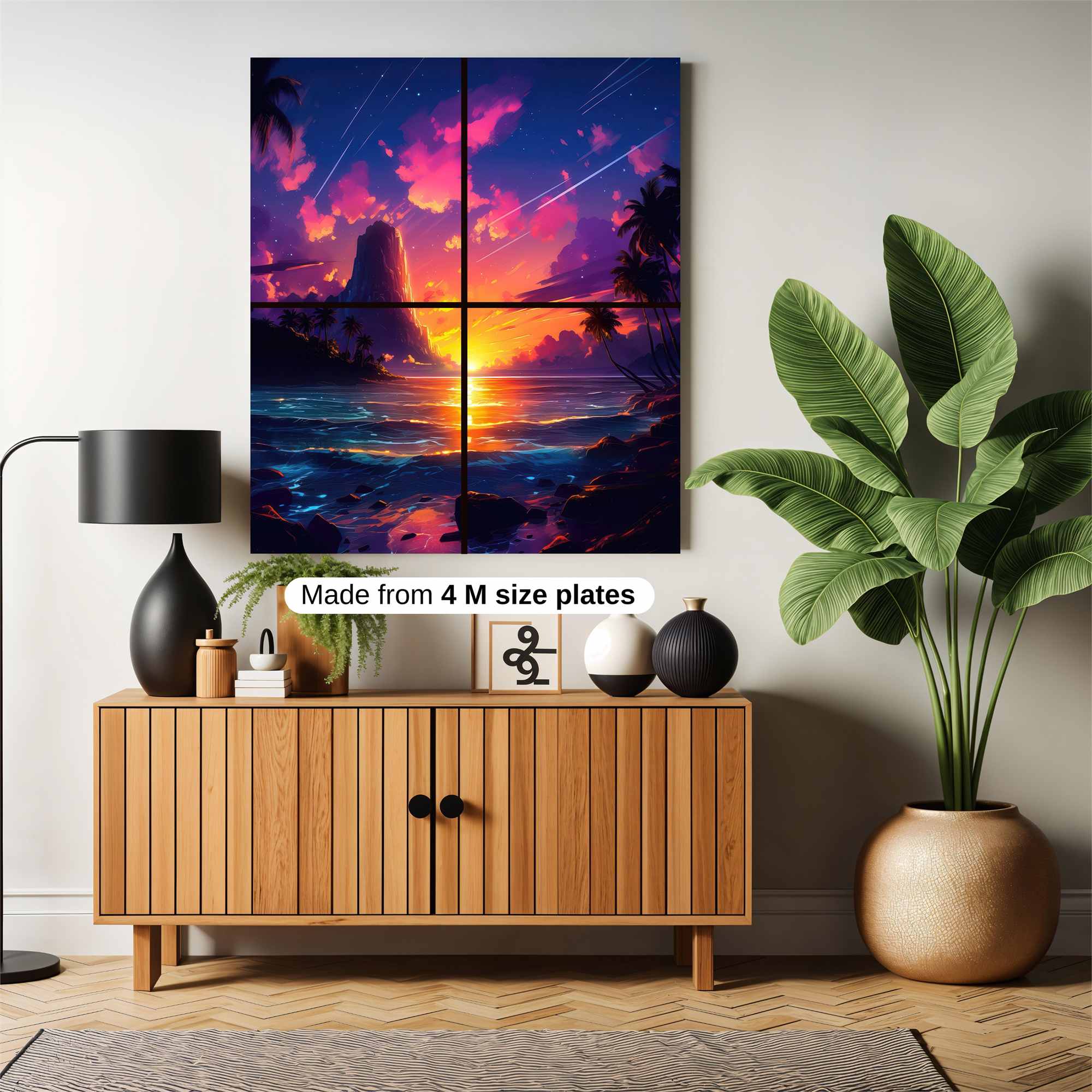 Sunset Serenity Safe Wall Magnetic / M