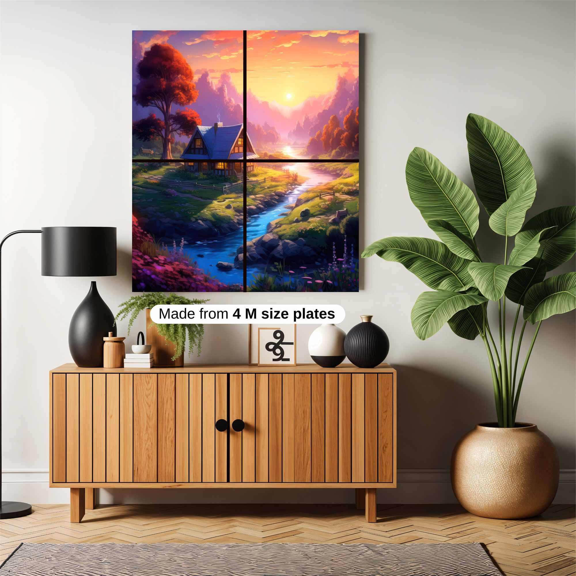 Sunset Serenity Safe Wall Magnetic / M