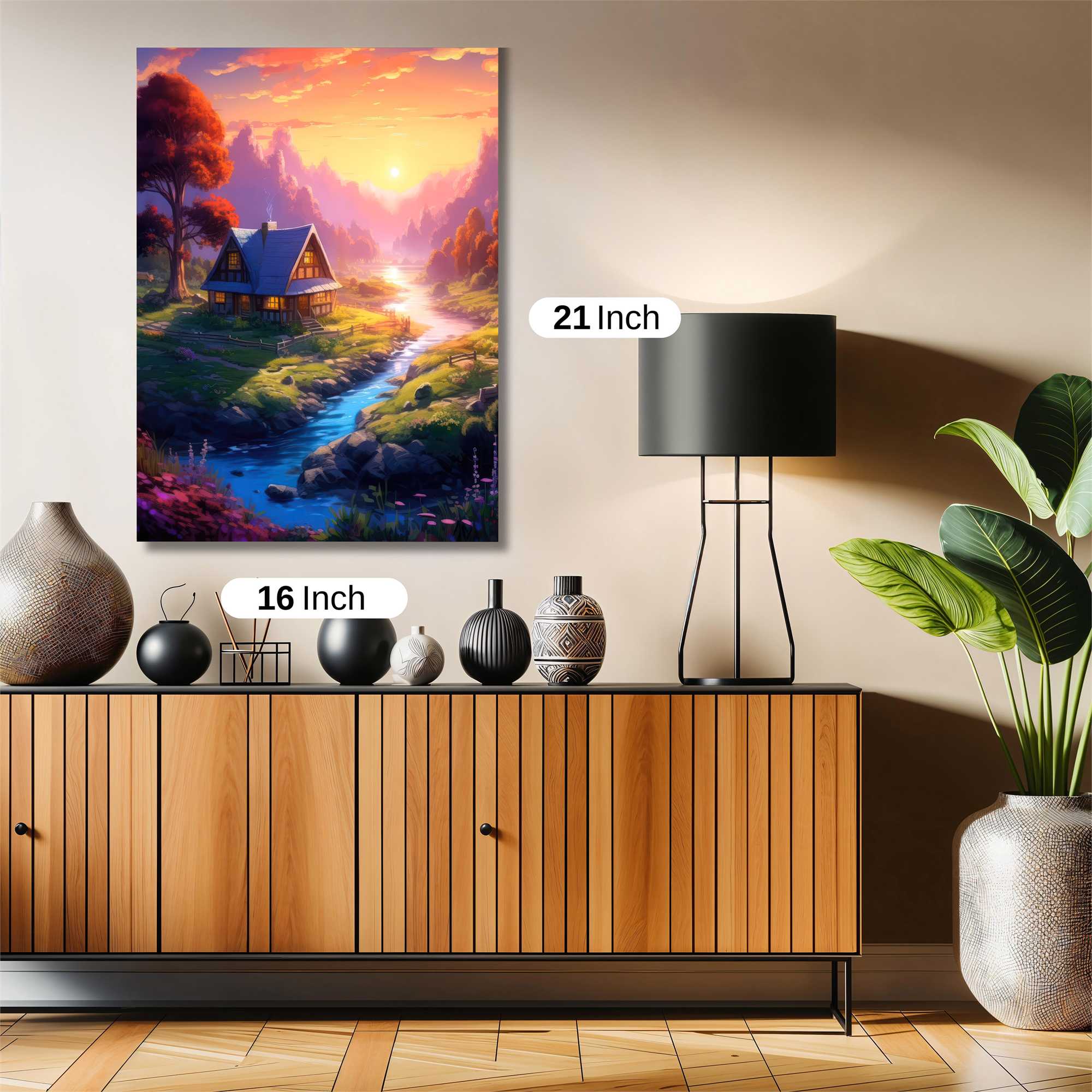 Sunset Serenity Safe Wall Magnetic / M