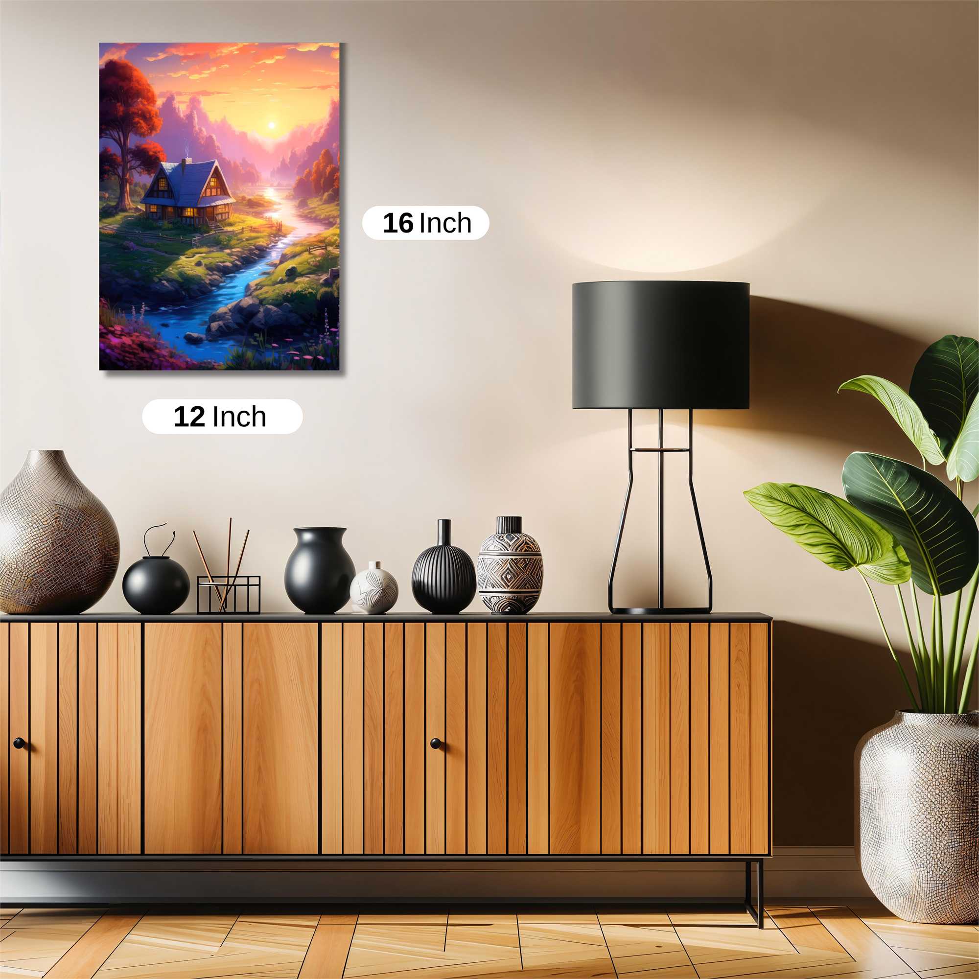Sunset Serenity Safe Wall Magnetic / M