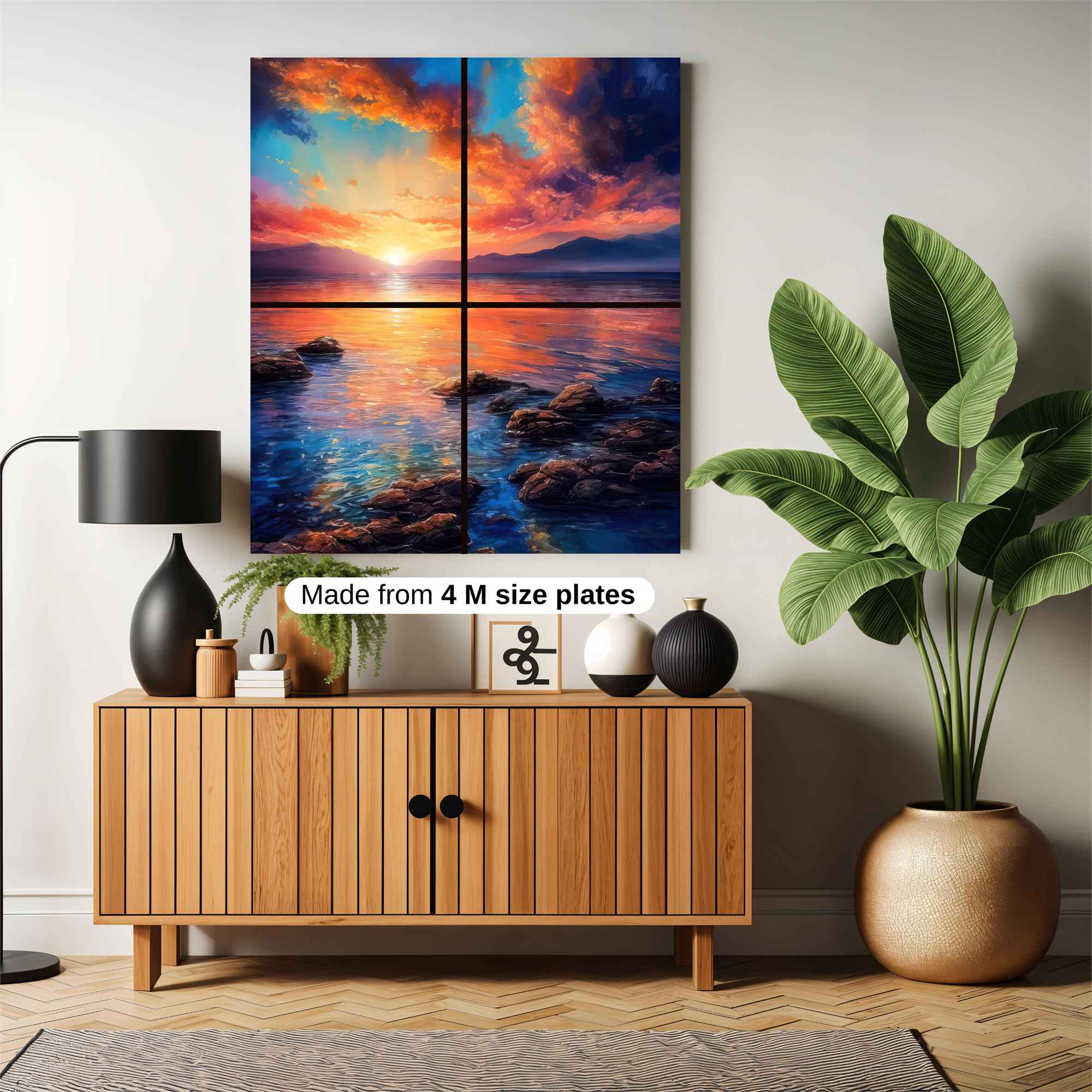 Sunset Serenity Safe Wall Magnetic / M