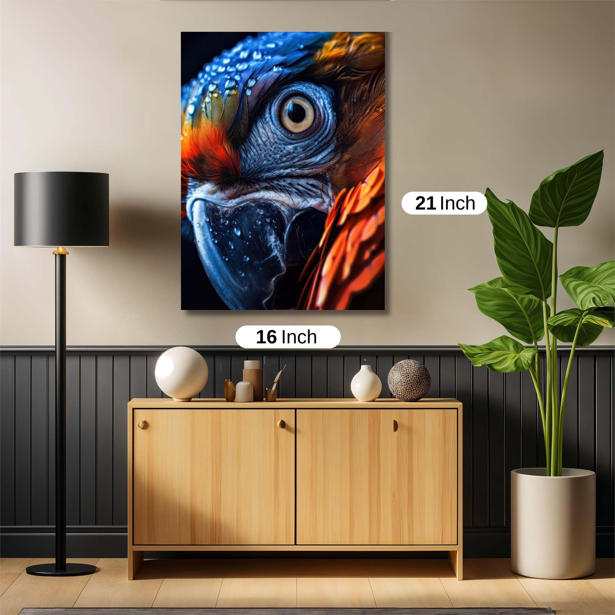 Macaw Majestic Safe Wall Magnetic / M
