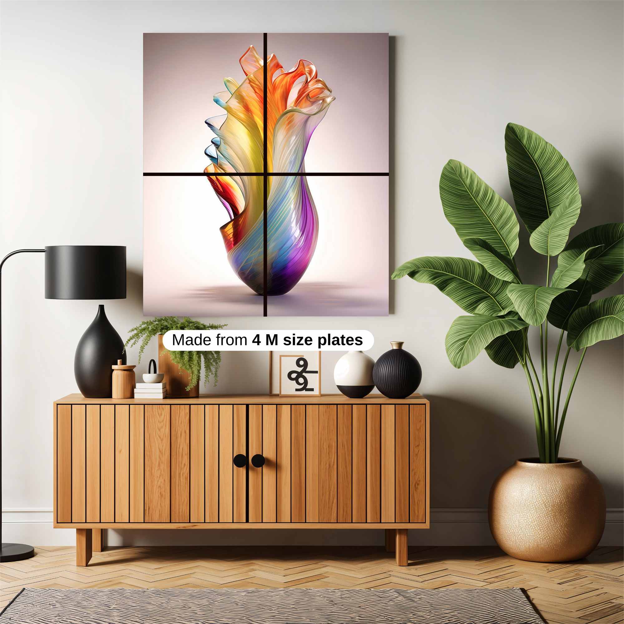 Vase Whimsy Safe Wall Magnetic / M