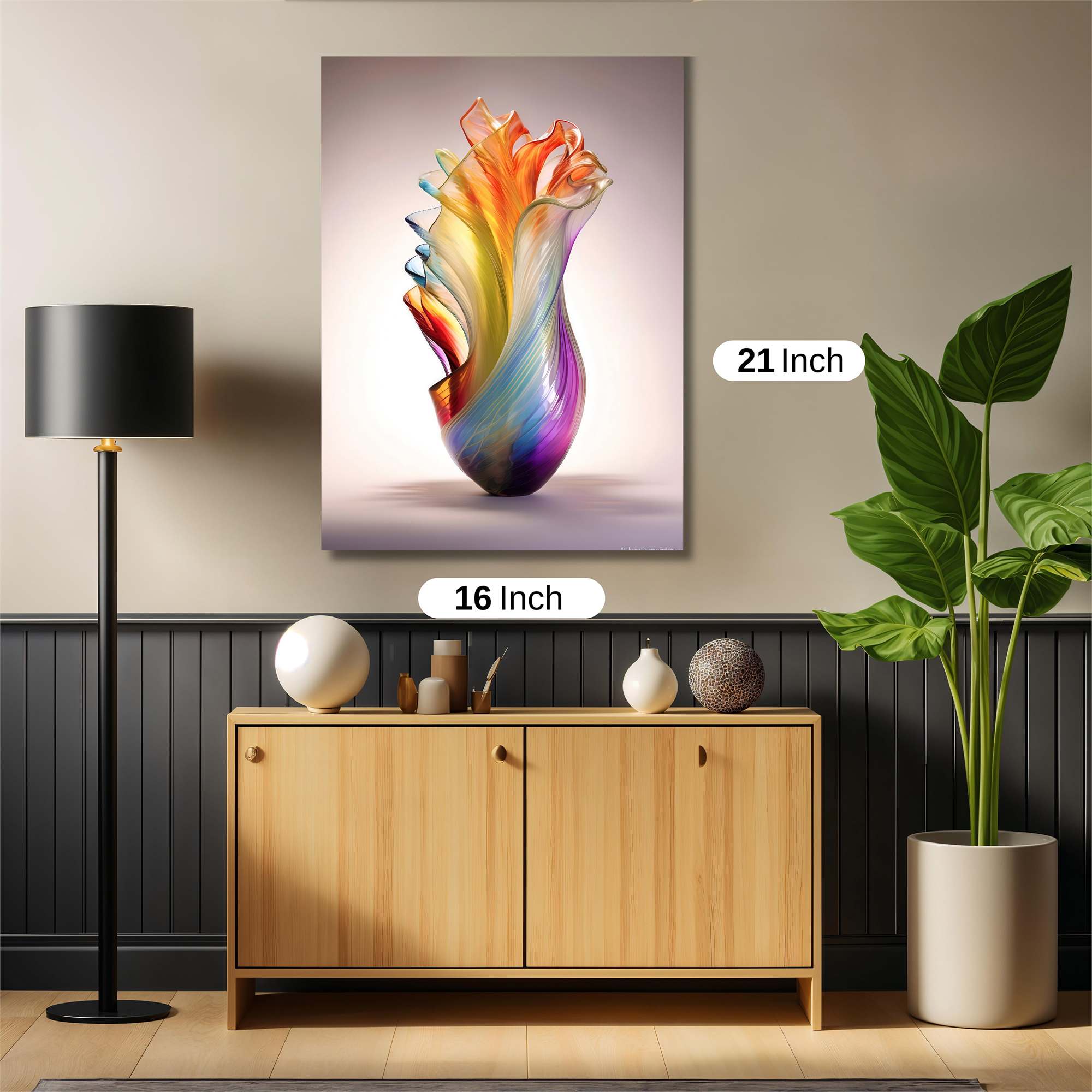 Vase Whimsy Safe Wall Magnetic / M