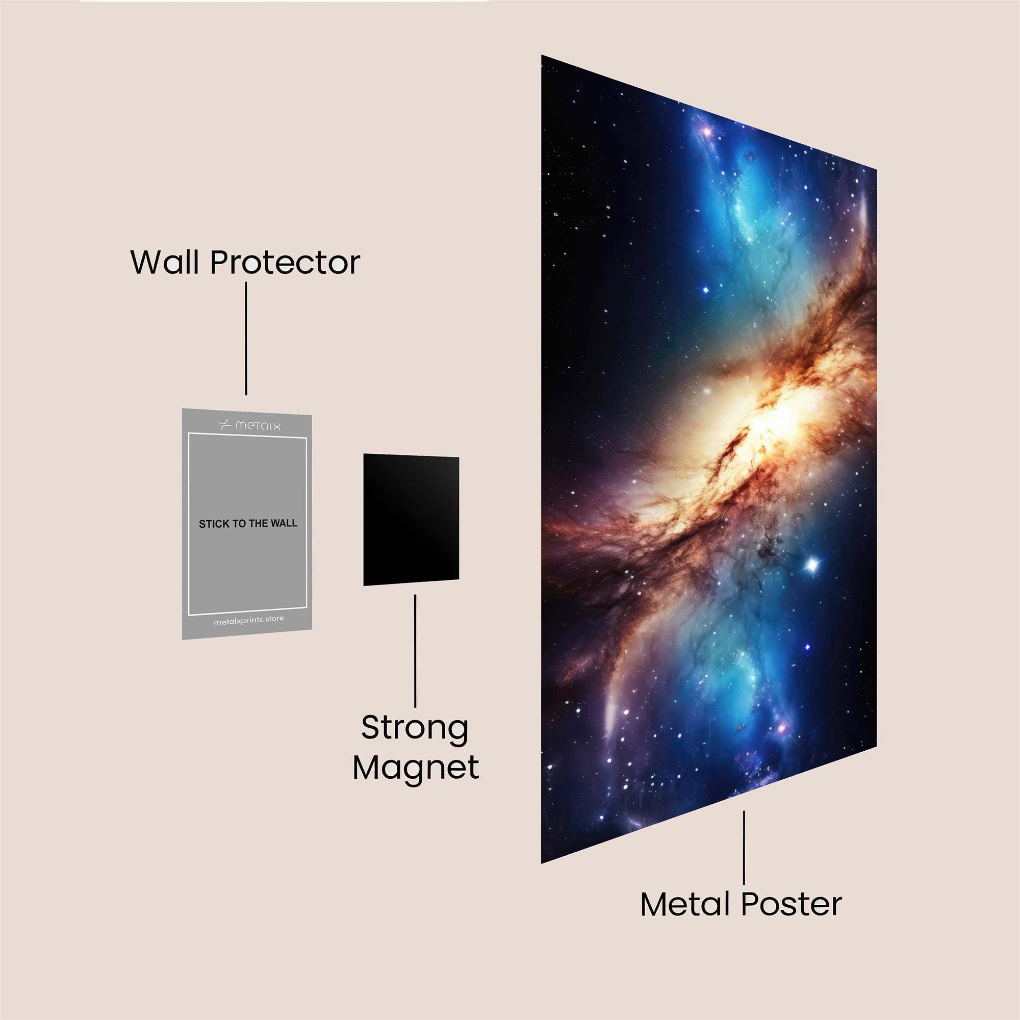 Nebula Rapture Safe Wall Magnetic / M