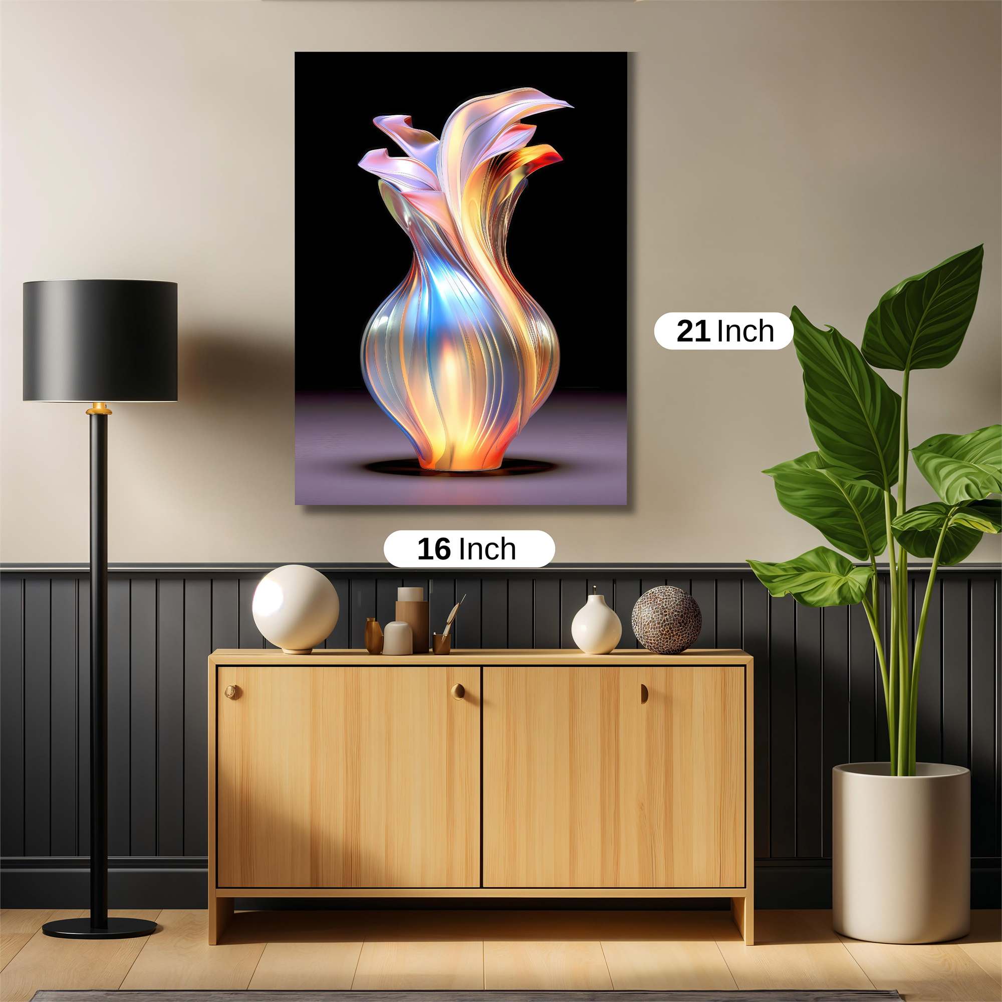 Vase Radiance Safe Wall Magnetic / M