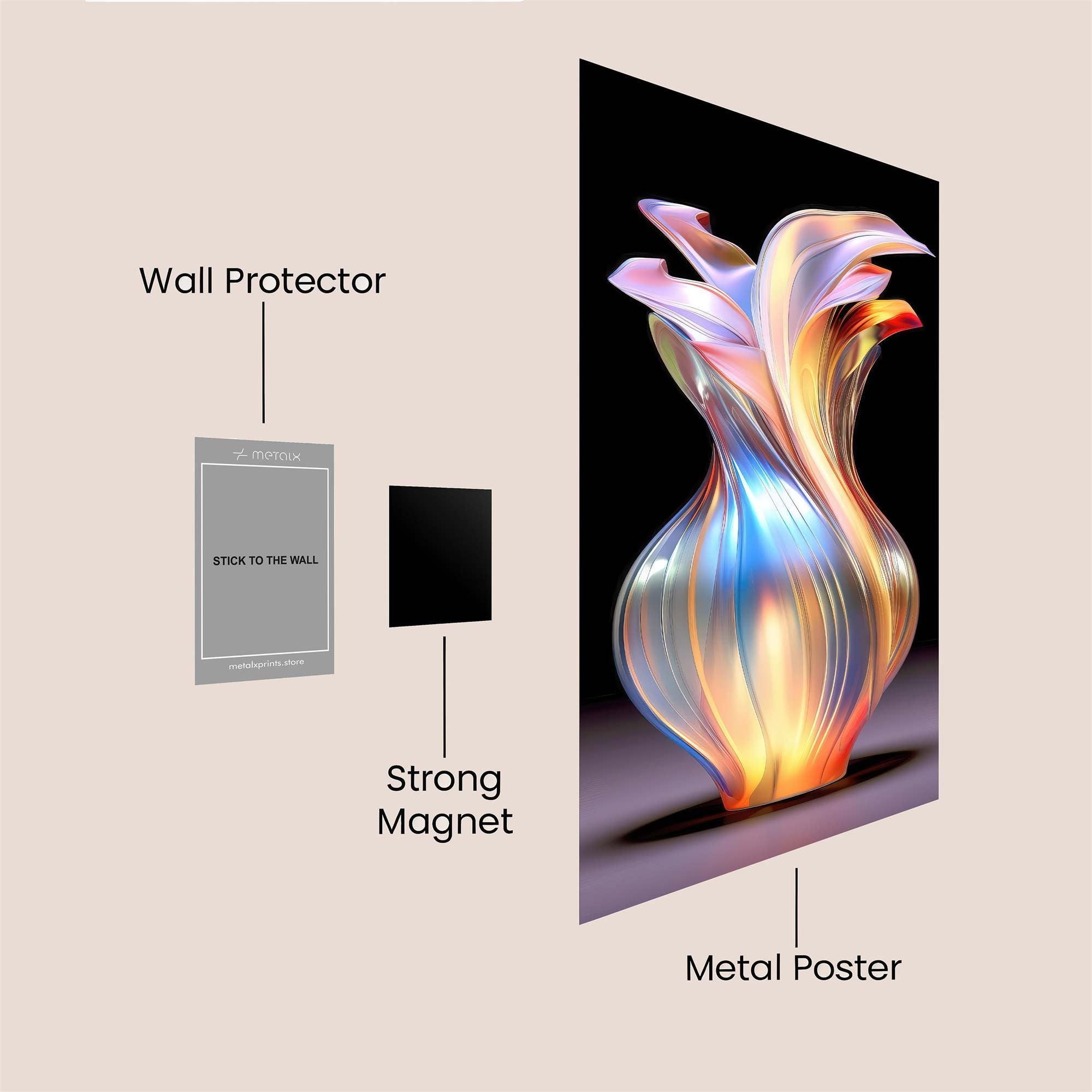 Vase Radiance Safe Wall Magnetic / M