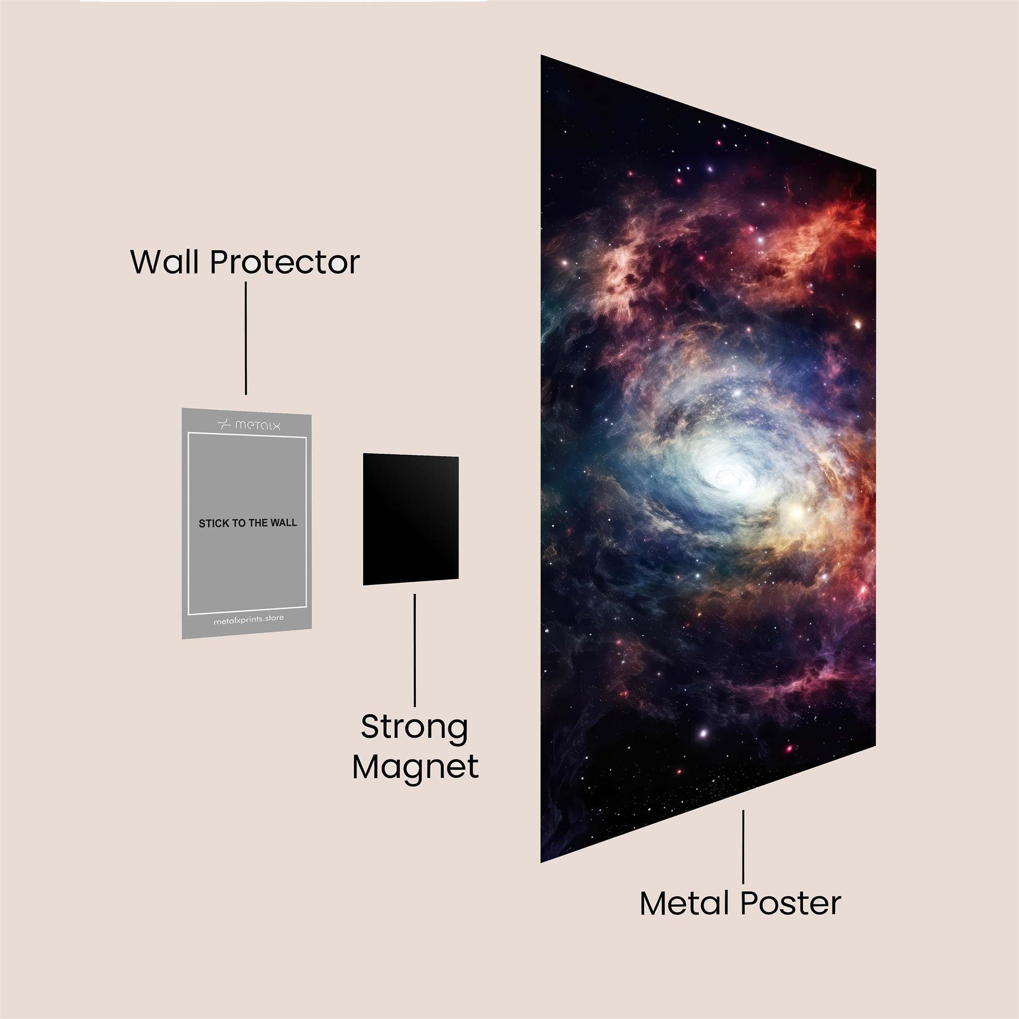 Galactic Rapture Safe Wall Magnetic / M