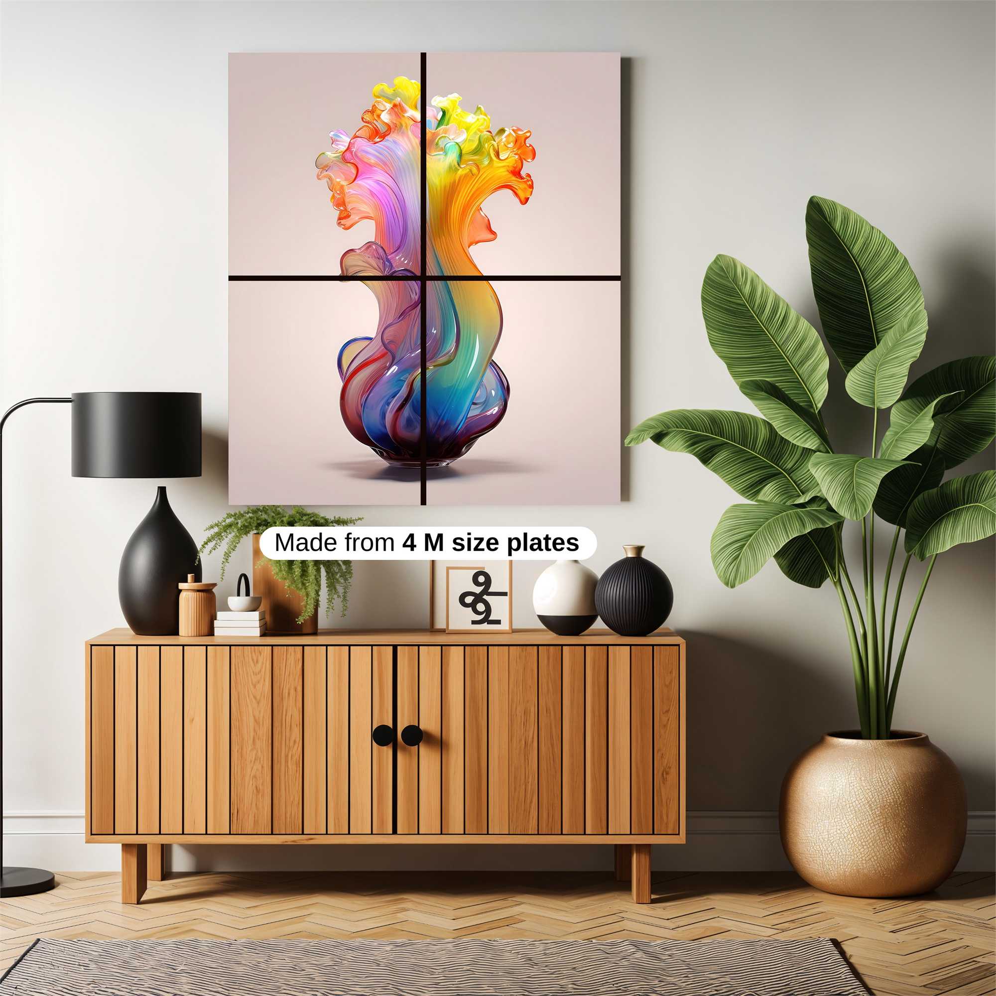 Rainbow Rapture Safe Wall Magnetic / M