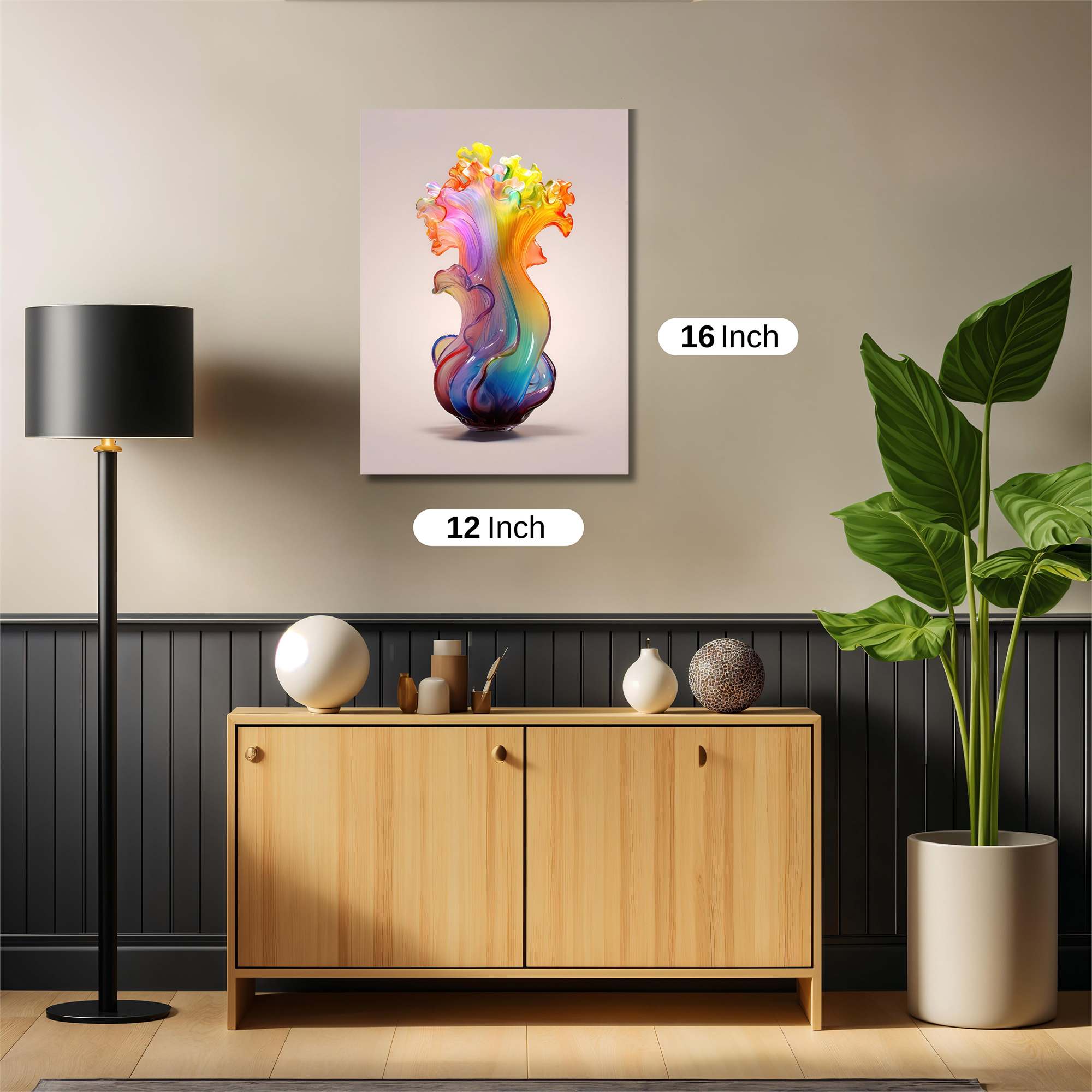 Rainbow Rapture Safe Wall Magnetic / M