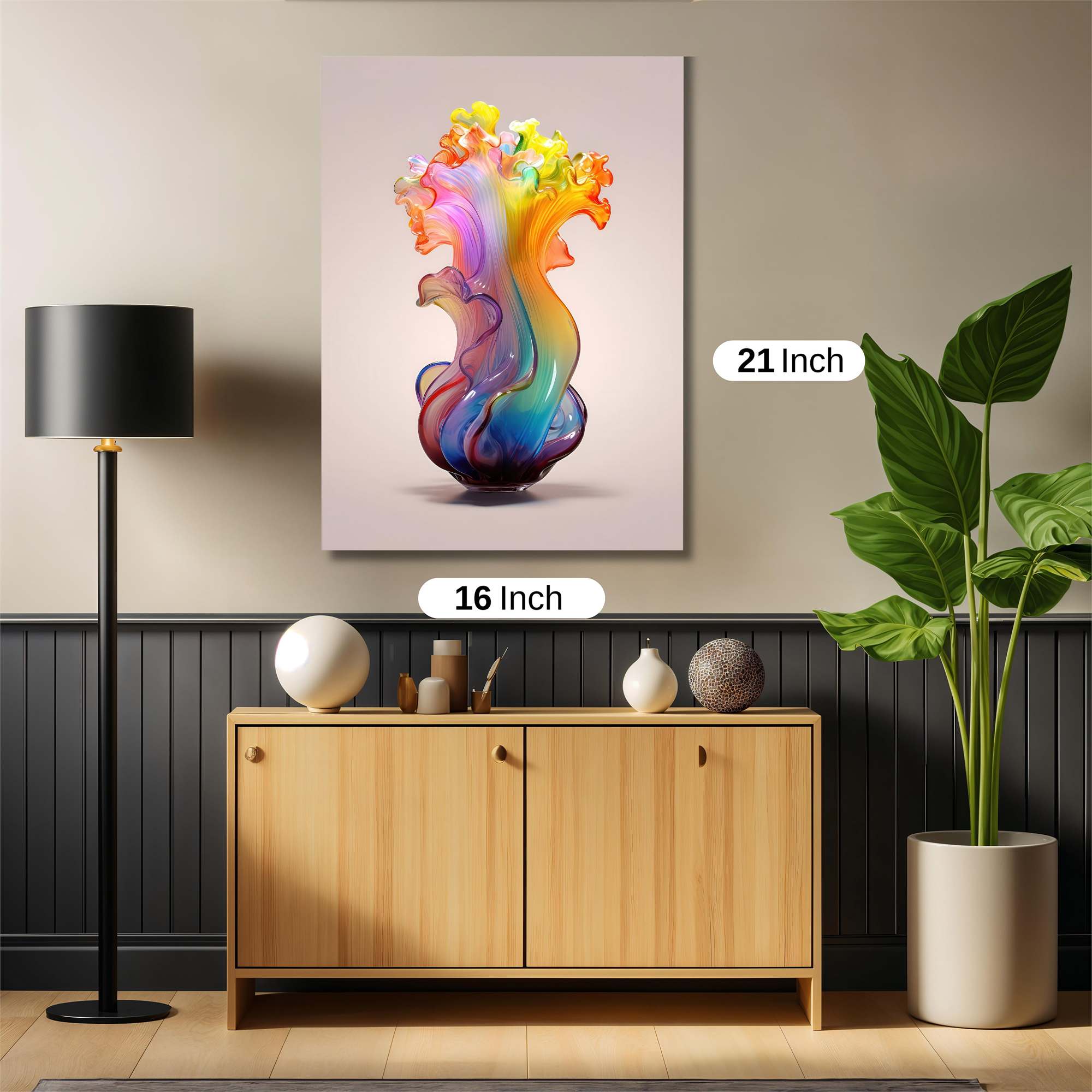 Rainbow Rapture Safe Wall Magnetic / M